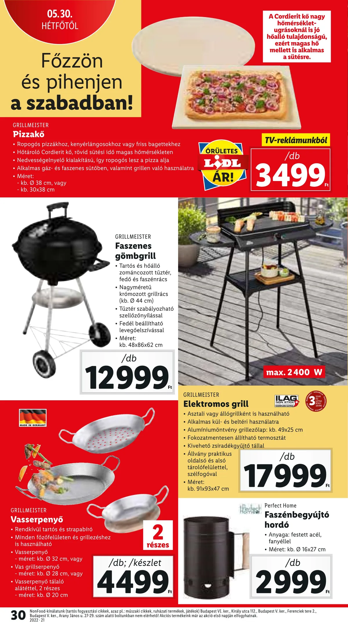 Lidl akciós újság 05.26–06.01 – 30. oldal