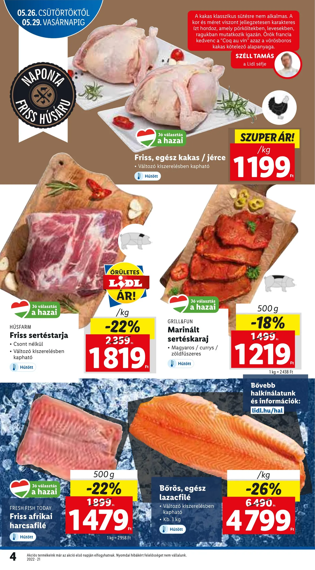 Lidl akciós újság 05.26–06.01 – 4. oldal