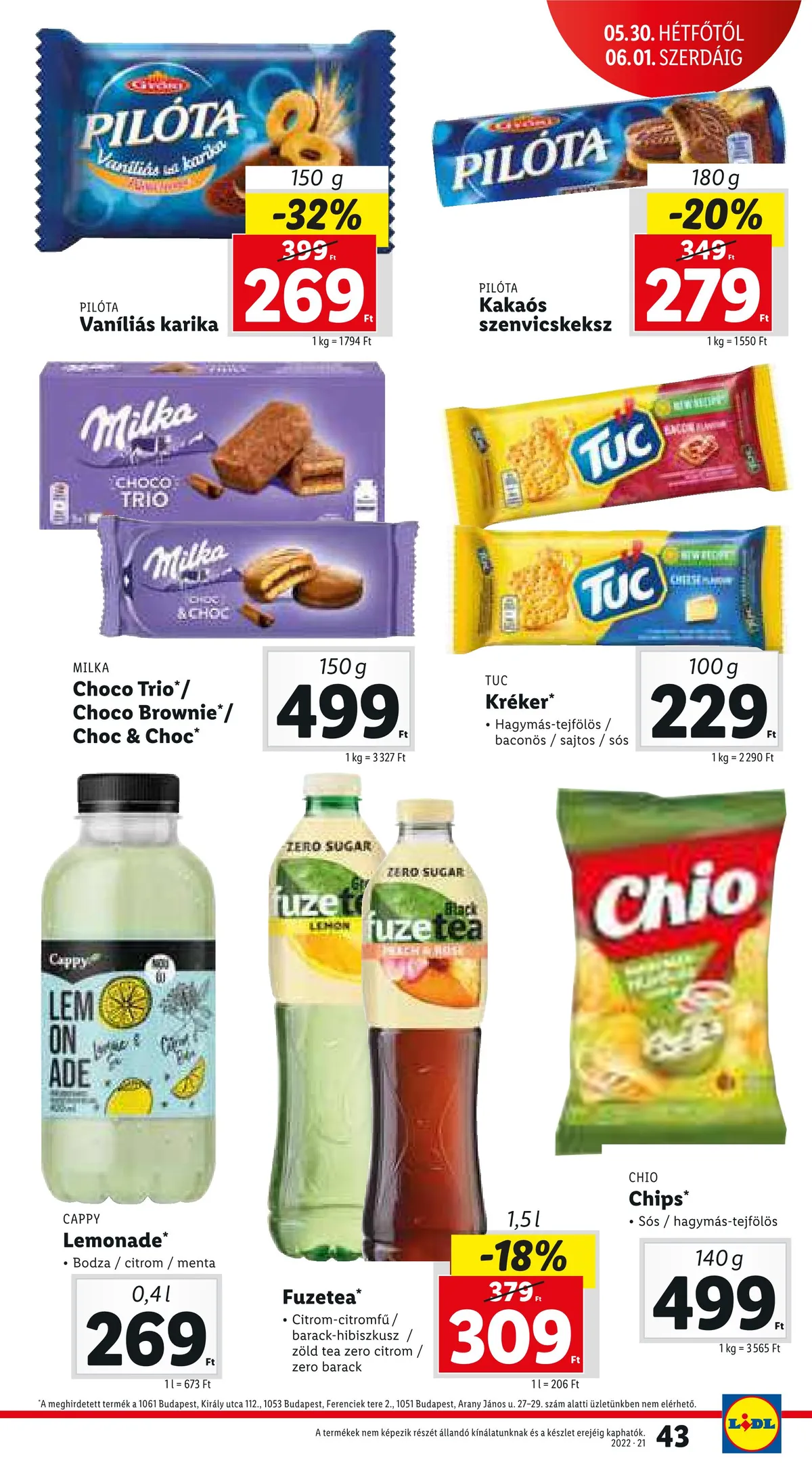 Lidl akciós újság 05.26–06.01 – 43. oldal