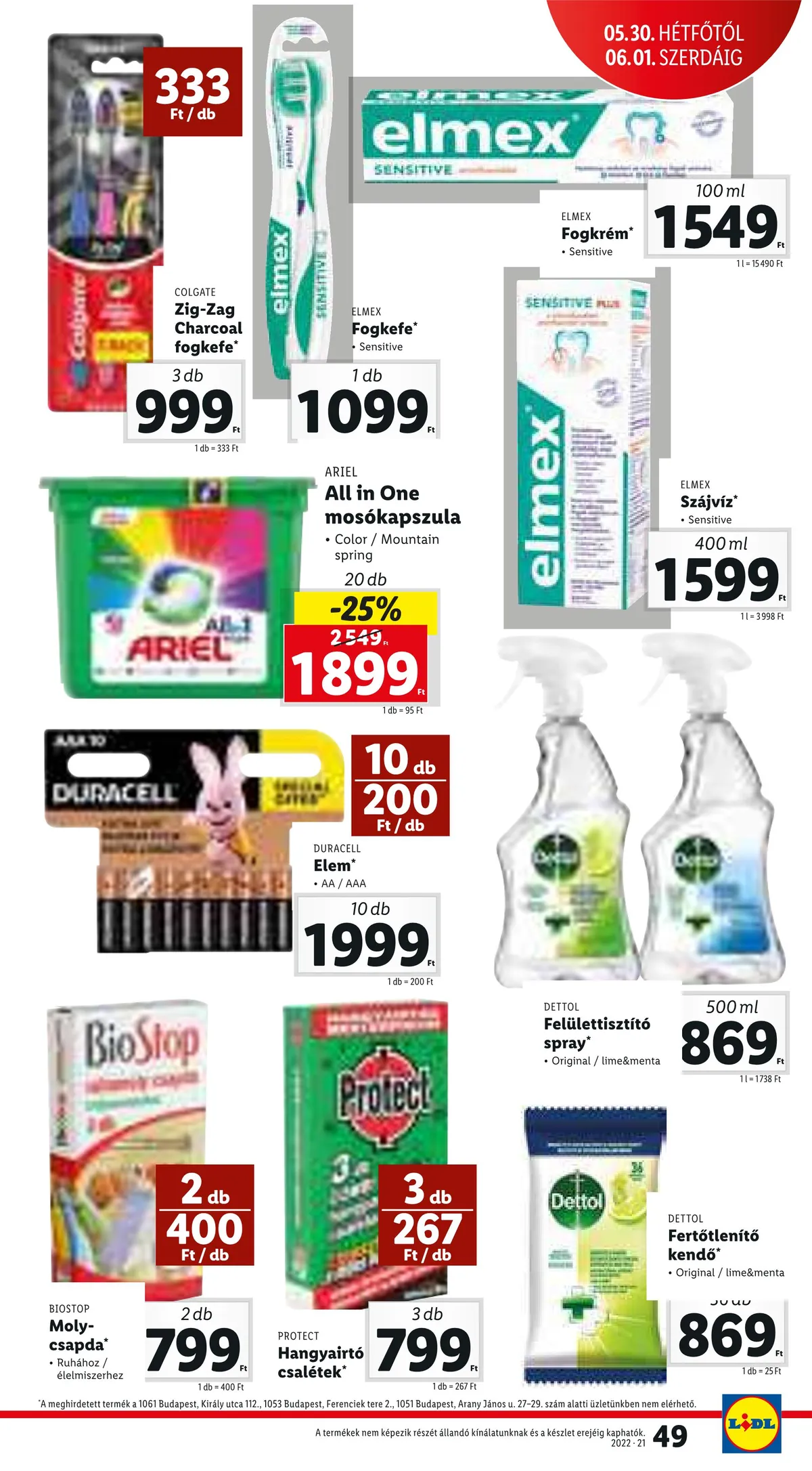 Lidl akciós újság 05.26–06.01 – 49. oldal