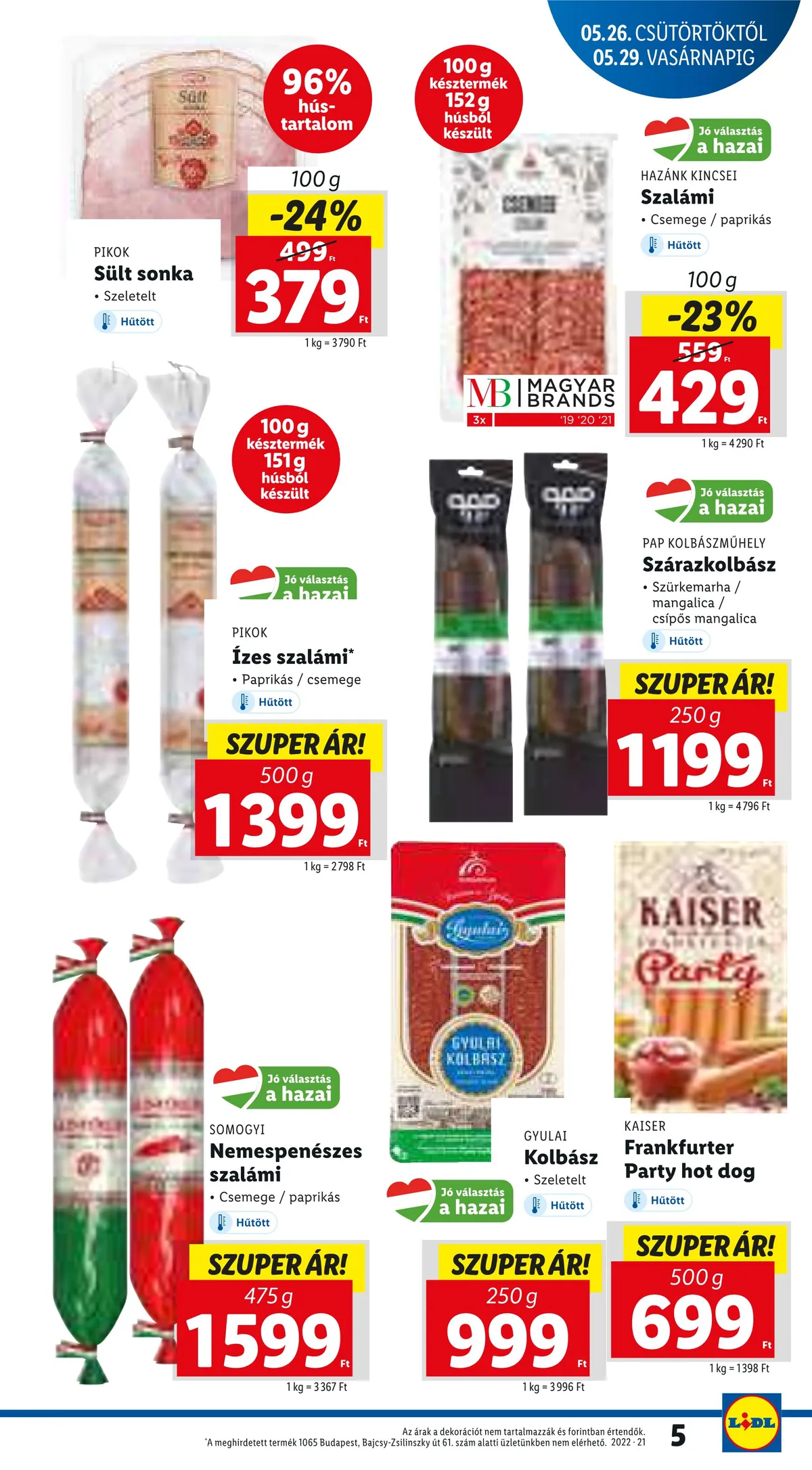 Lidl akciós újság 05.26–06.01 – 5. oldal