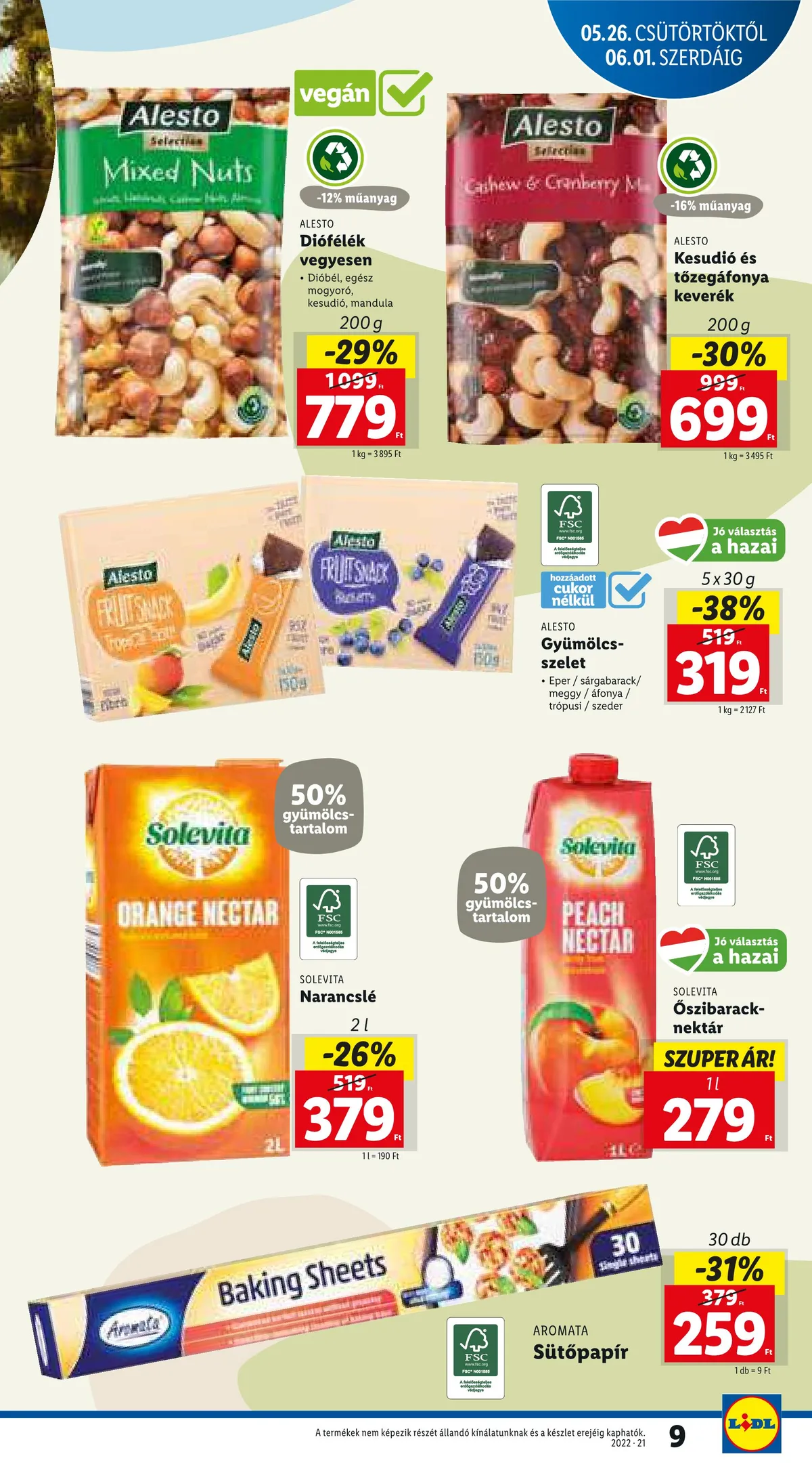Lidl akciós újság 05.26–06.01 – 9. oldal