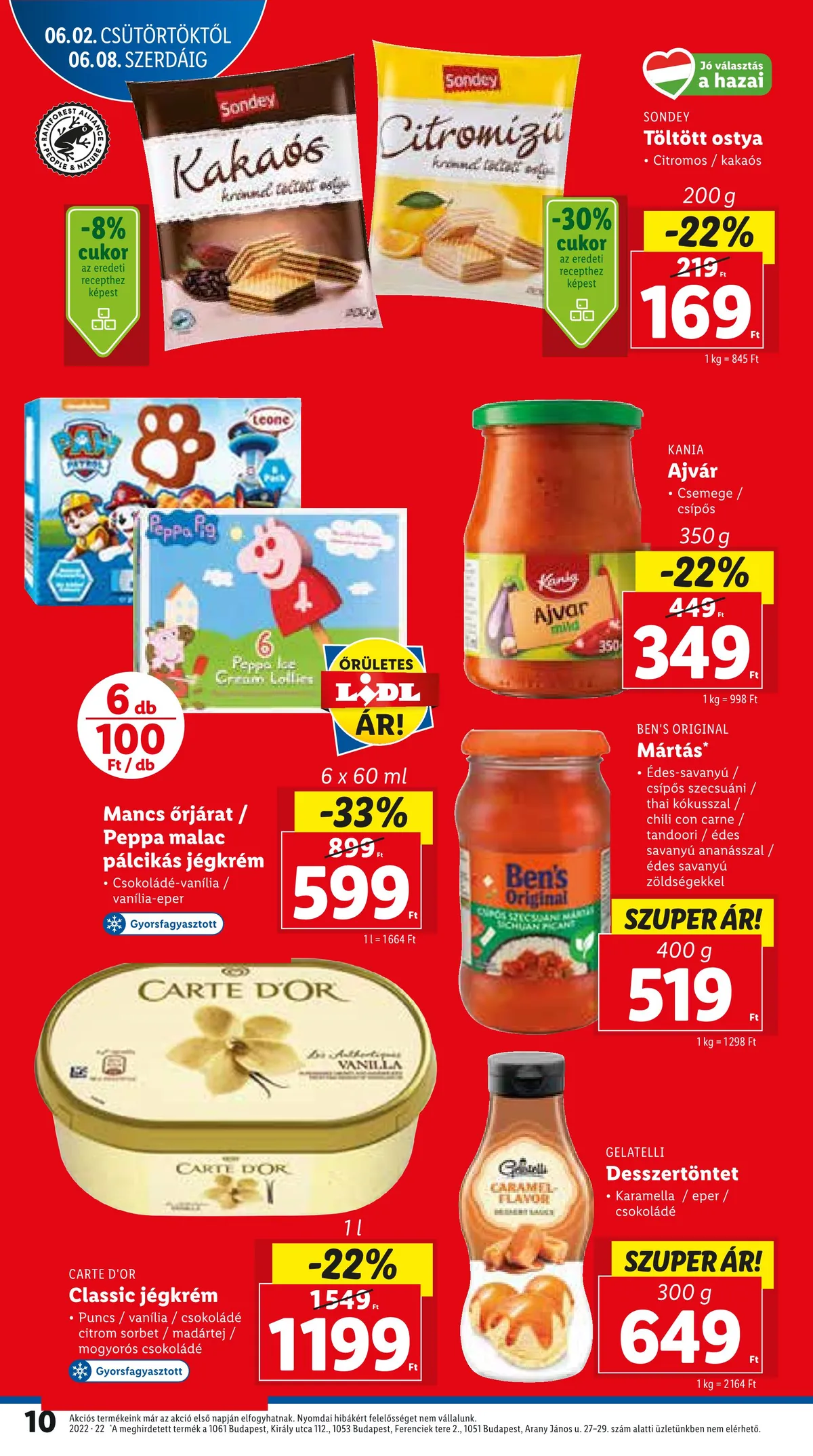 Lidl akciós újság 06.02–06.08 – 10. oldal
