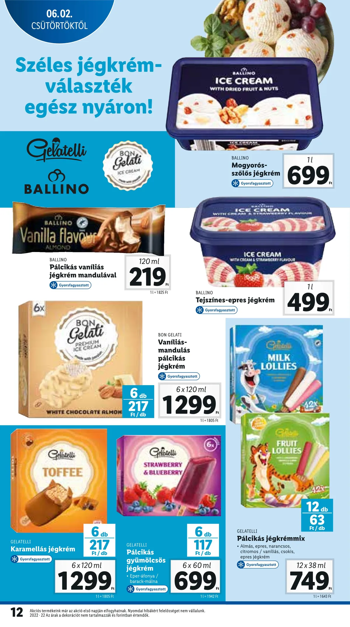 Lidl akciós újság 06.02–06.08 – 12. oldal
