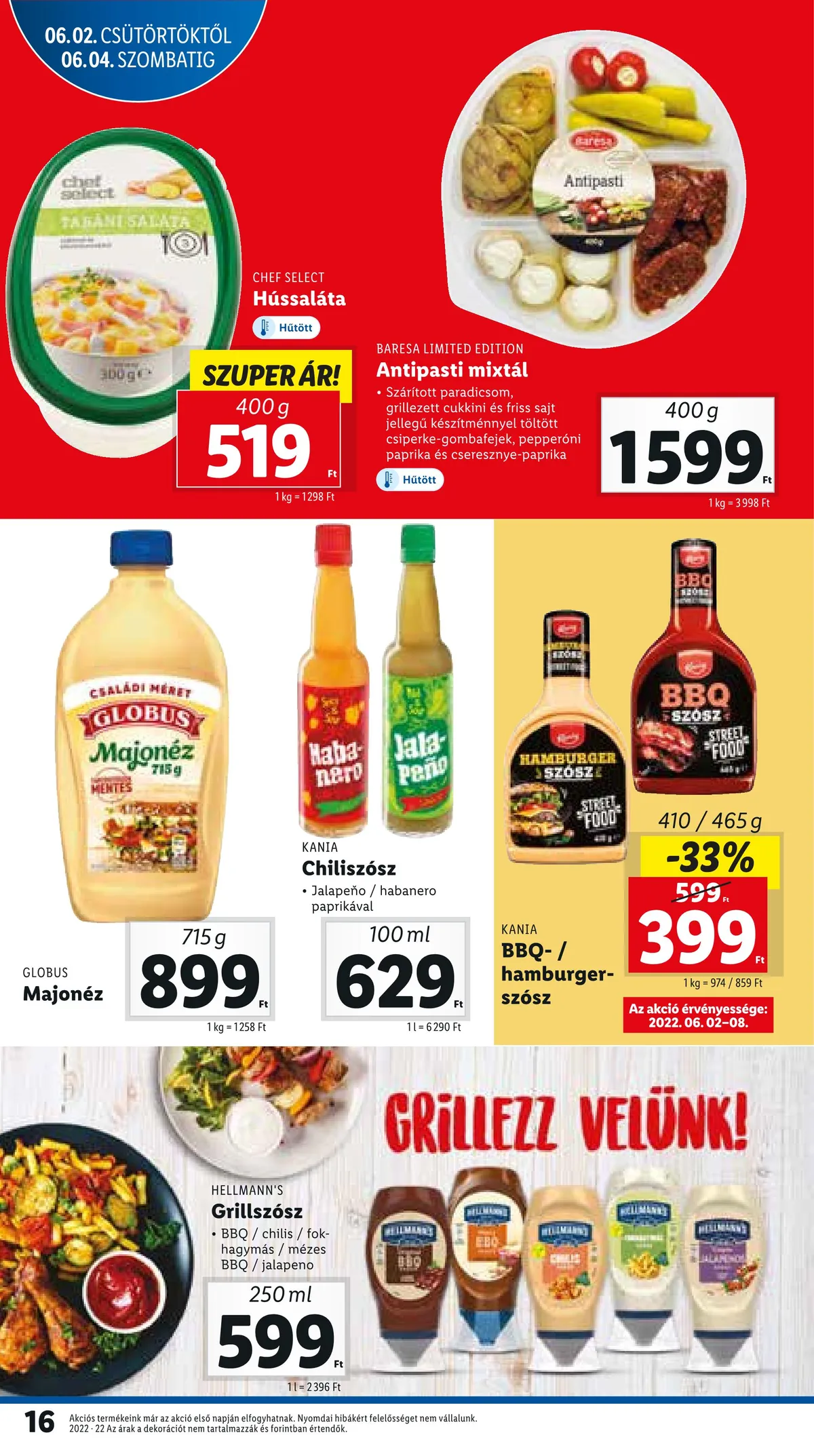 Lidl akciós újság 06.02–06.08 – 16. oldal
