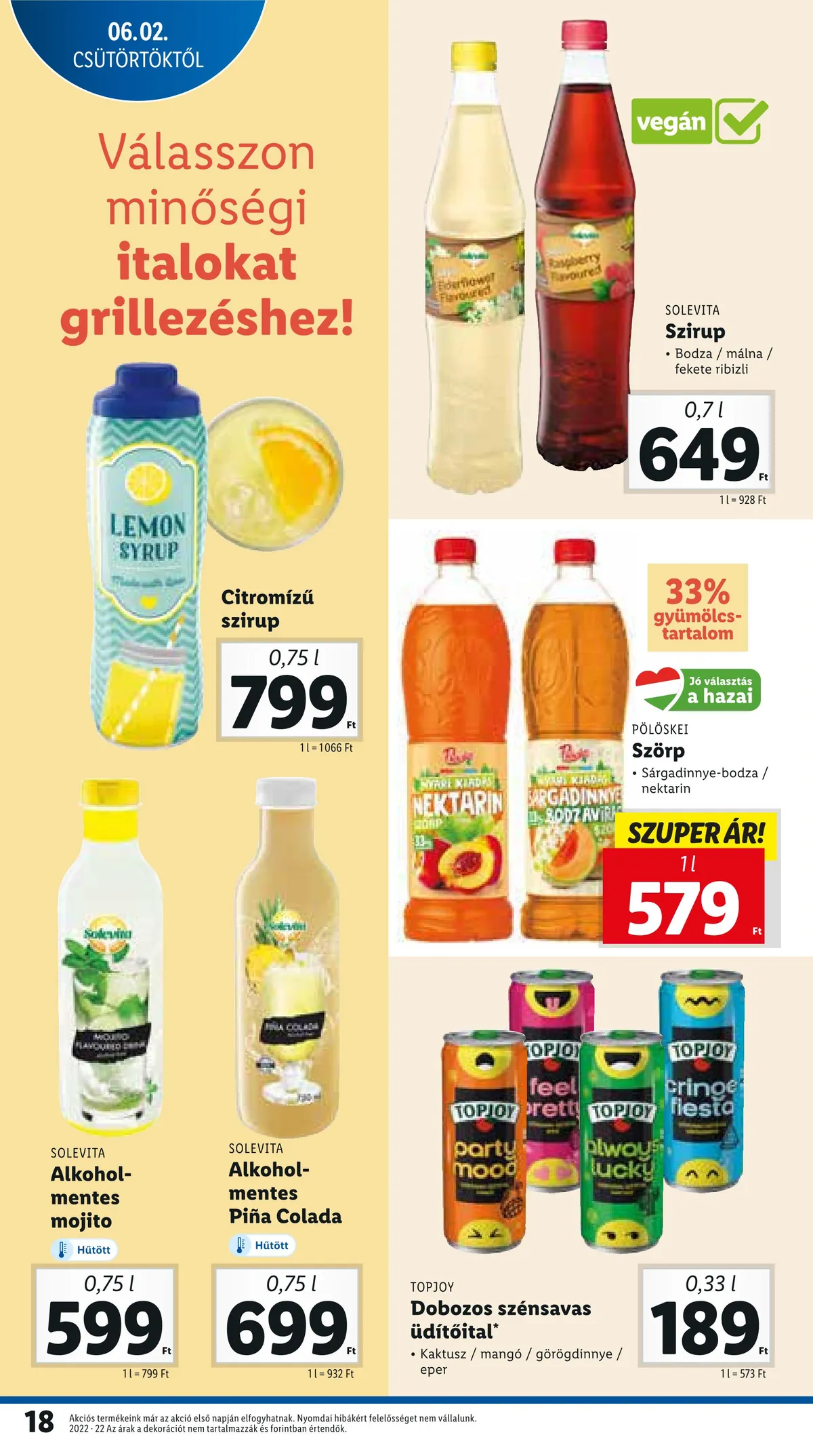 Lidl akciós újság 06.02–06.08 – 18. oldal