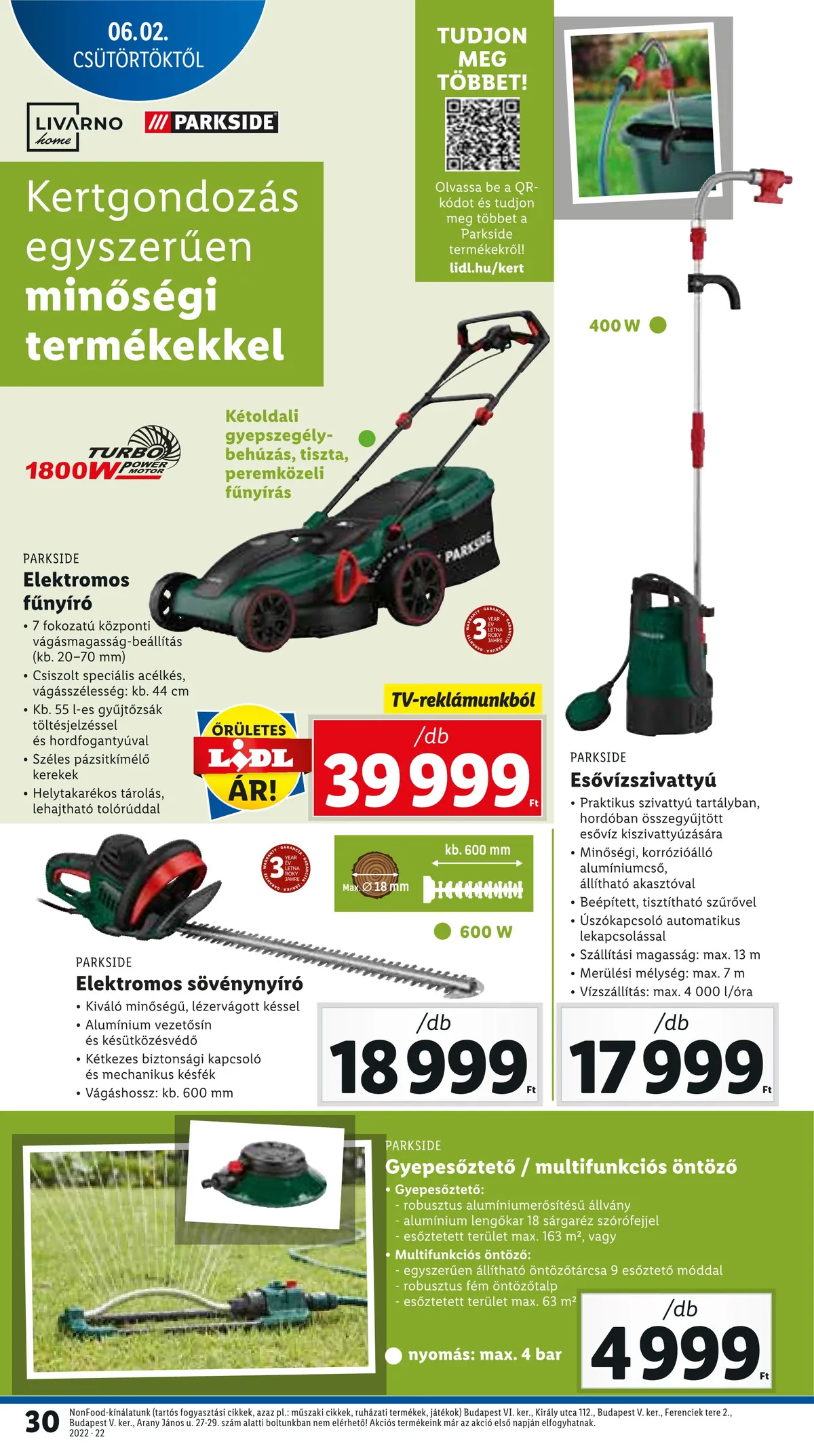 Lidl akciós újság 06.02–06.08 – 30. oldal