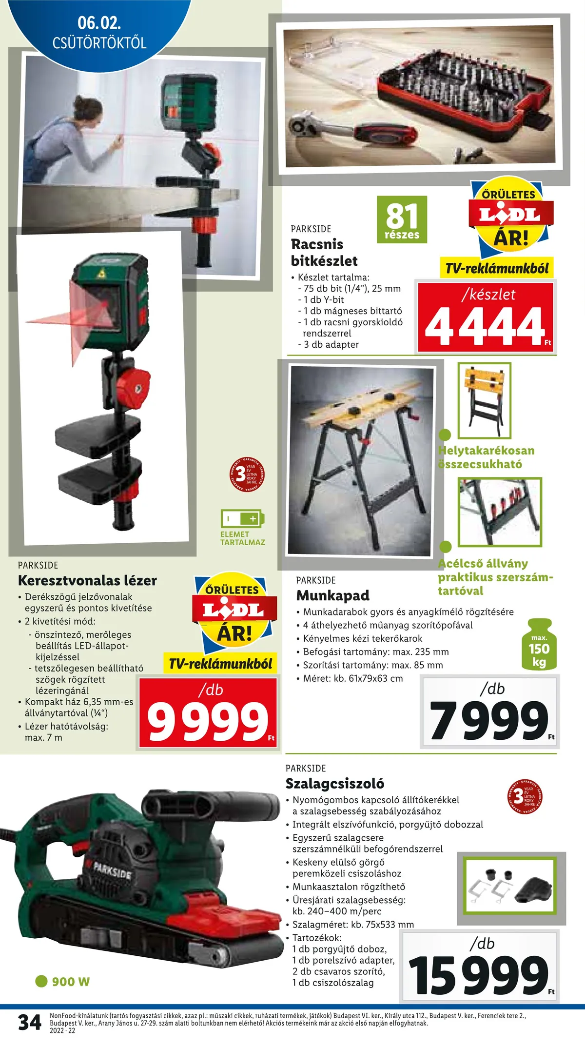 Lidl akciós újság 06.02–06.08 – 34. oldal