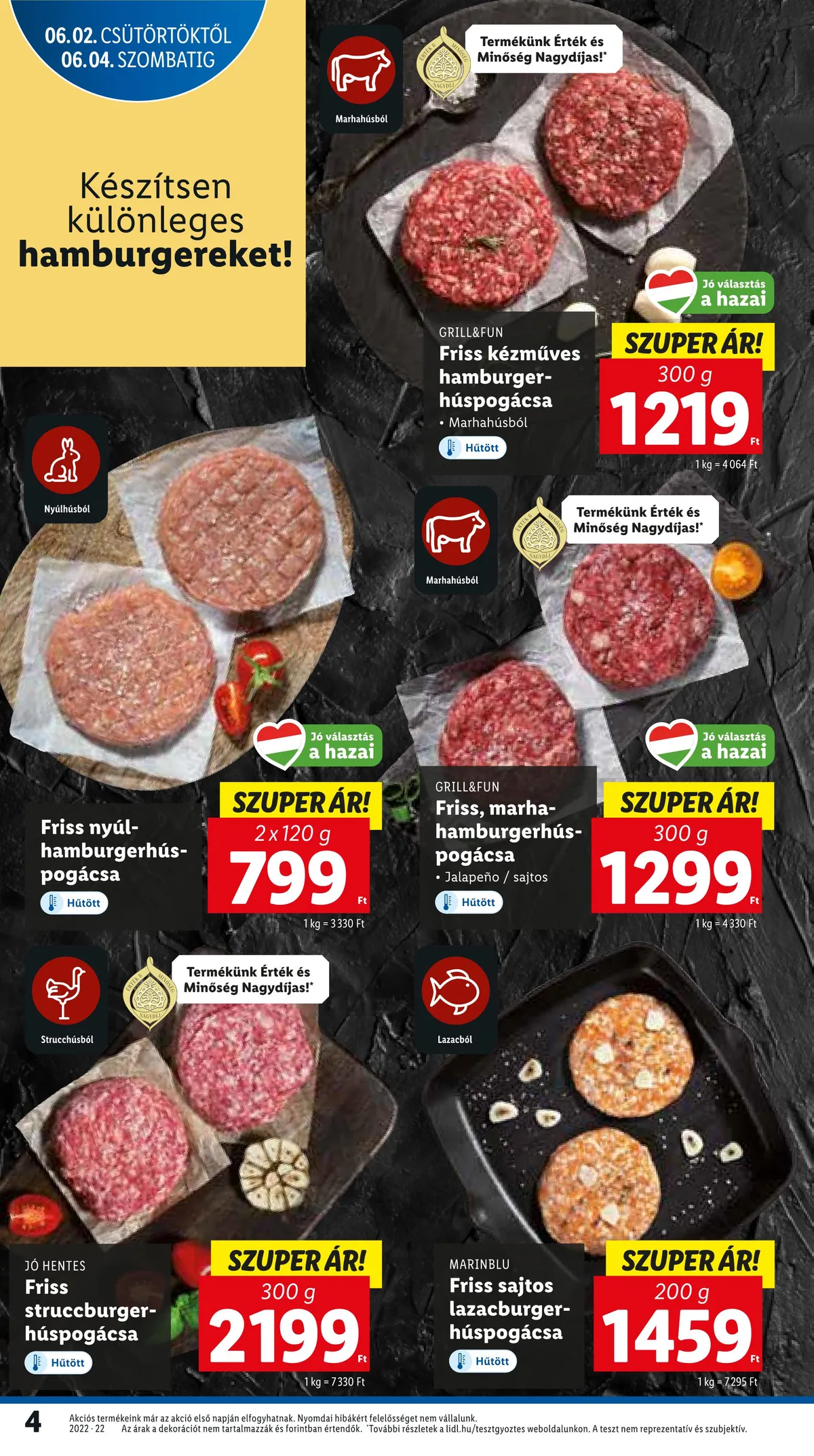Lidl akciós újság 06.02–06.08 – 4. oldal