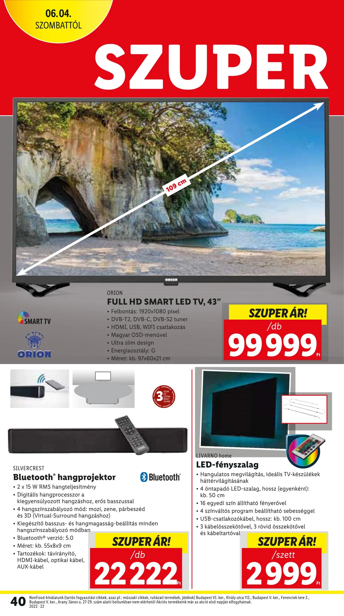 Lidl akciós újság 06.02–06.08 – 40. oldal
