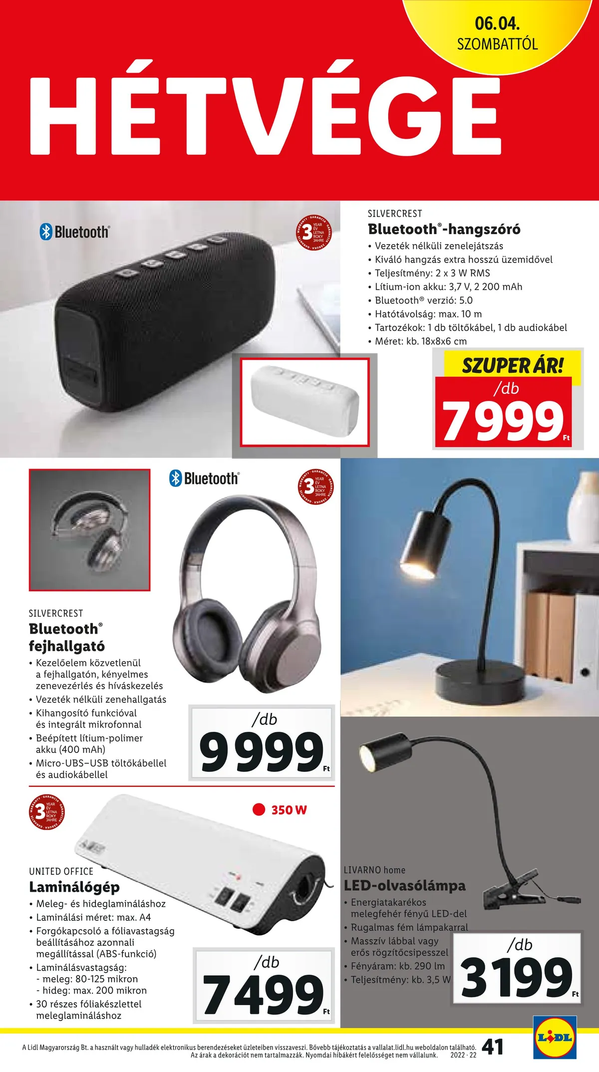 Lidl akciós újság 06.02–06.08 – 41. oldal