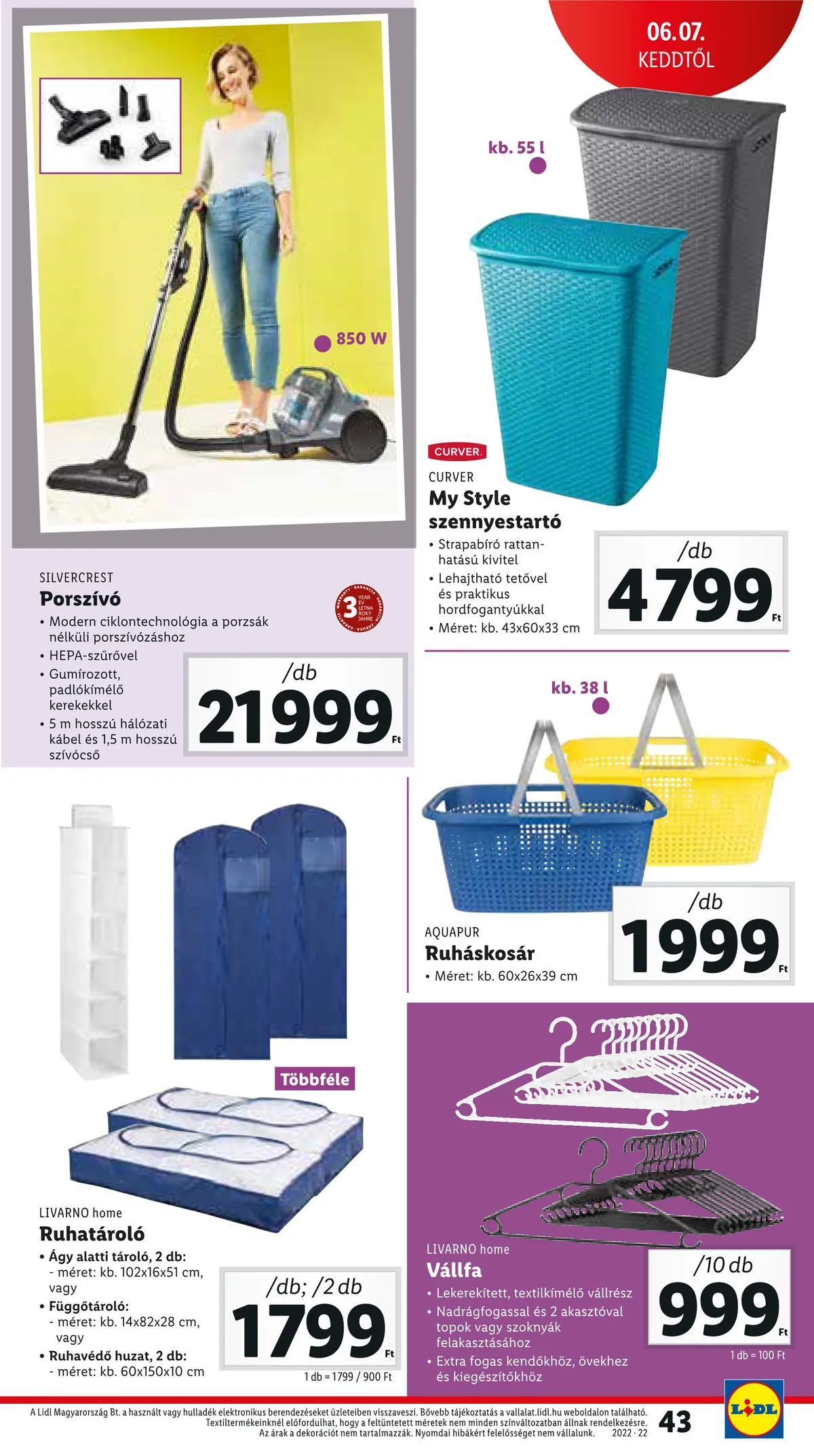 Lidl akciós újság 06.02–06.08 – 43. oldal