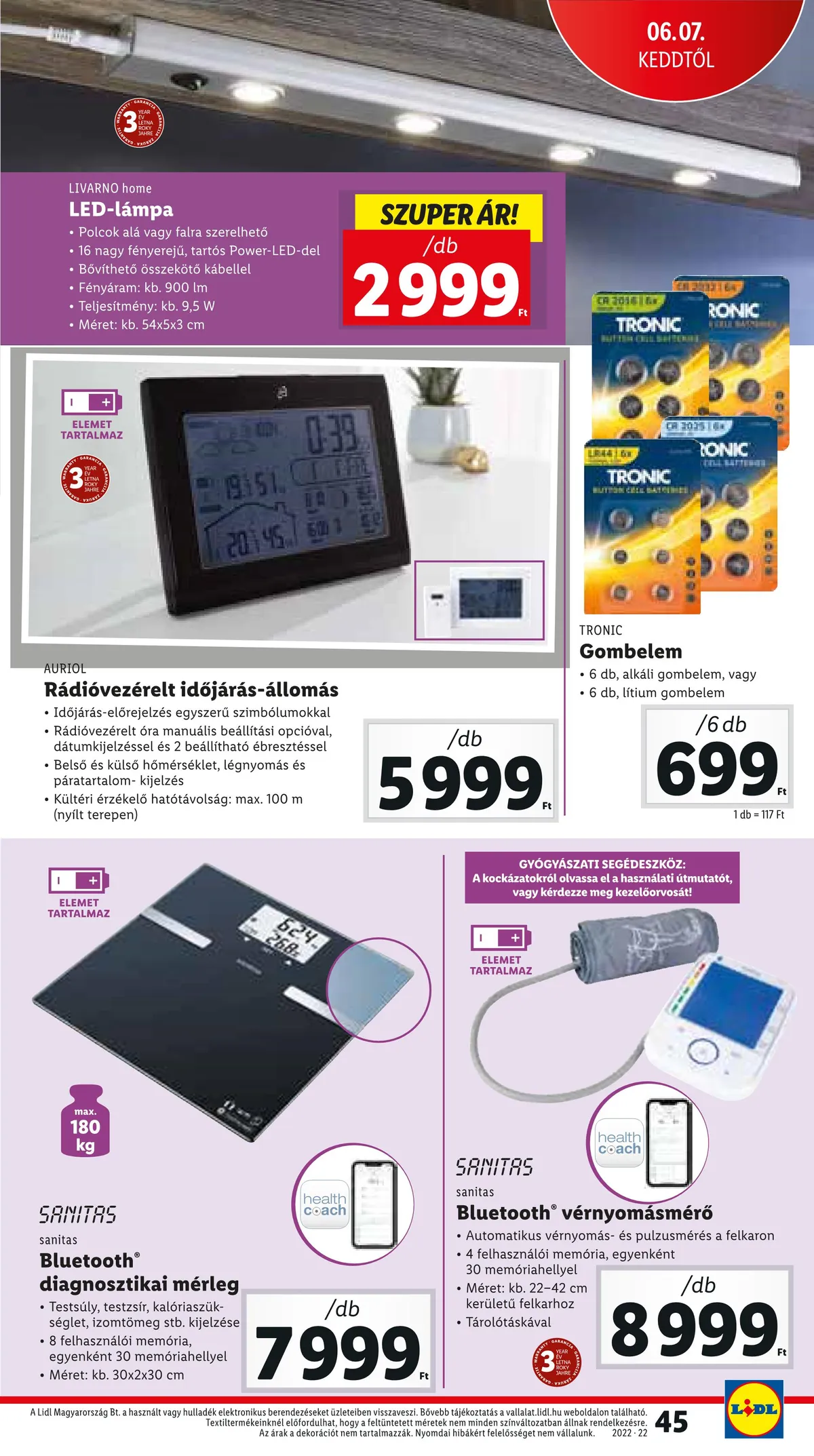 Lidl akciós újság 06.02–06.08 – 45. oldal
