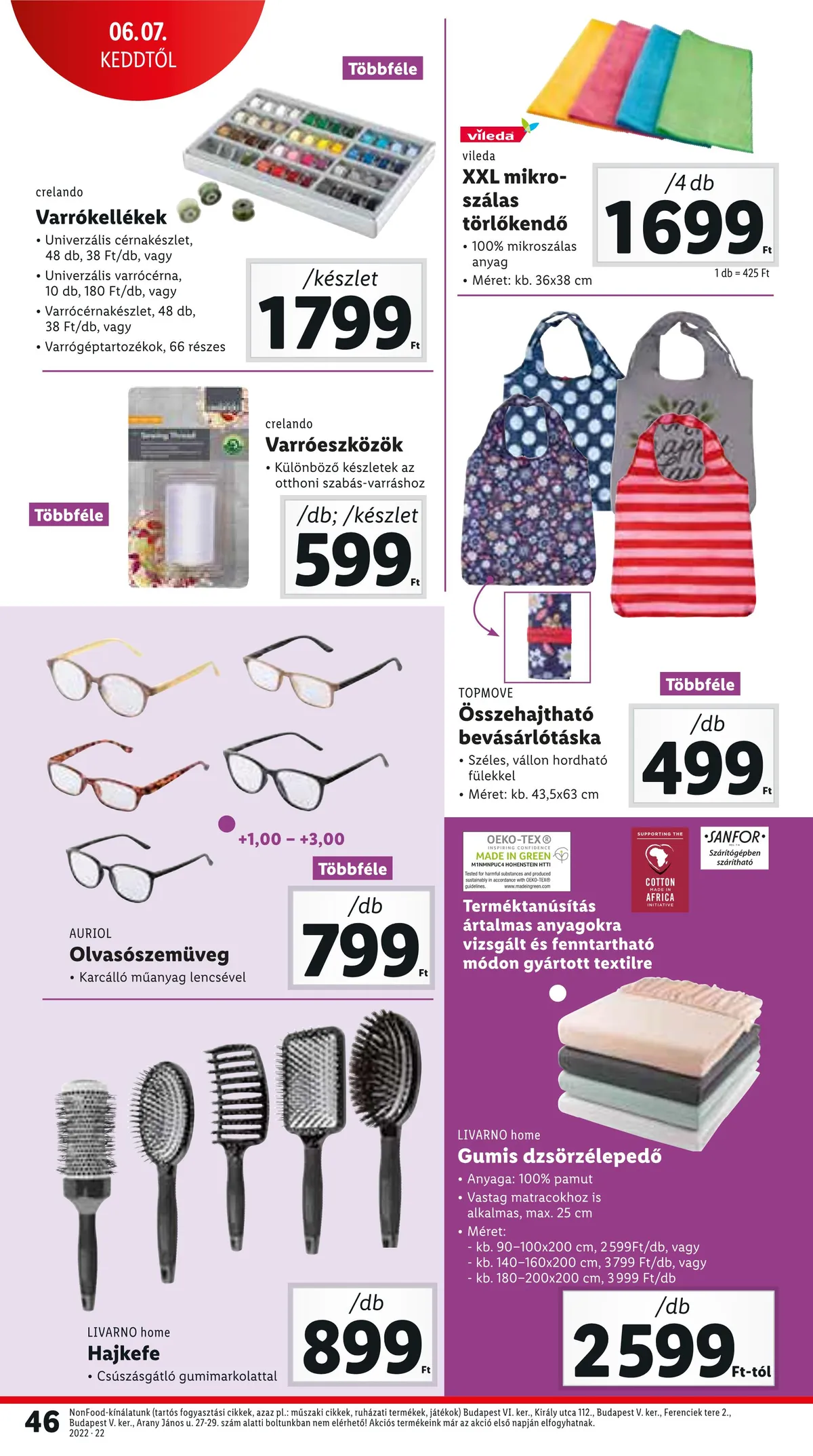 Lidl akciós újság 06.02–06.08 – 46. oldal