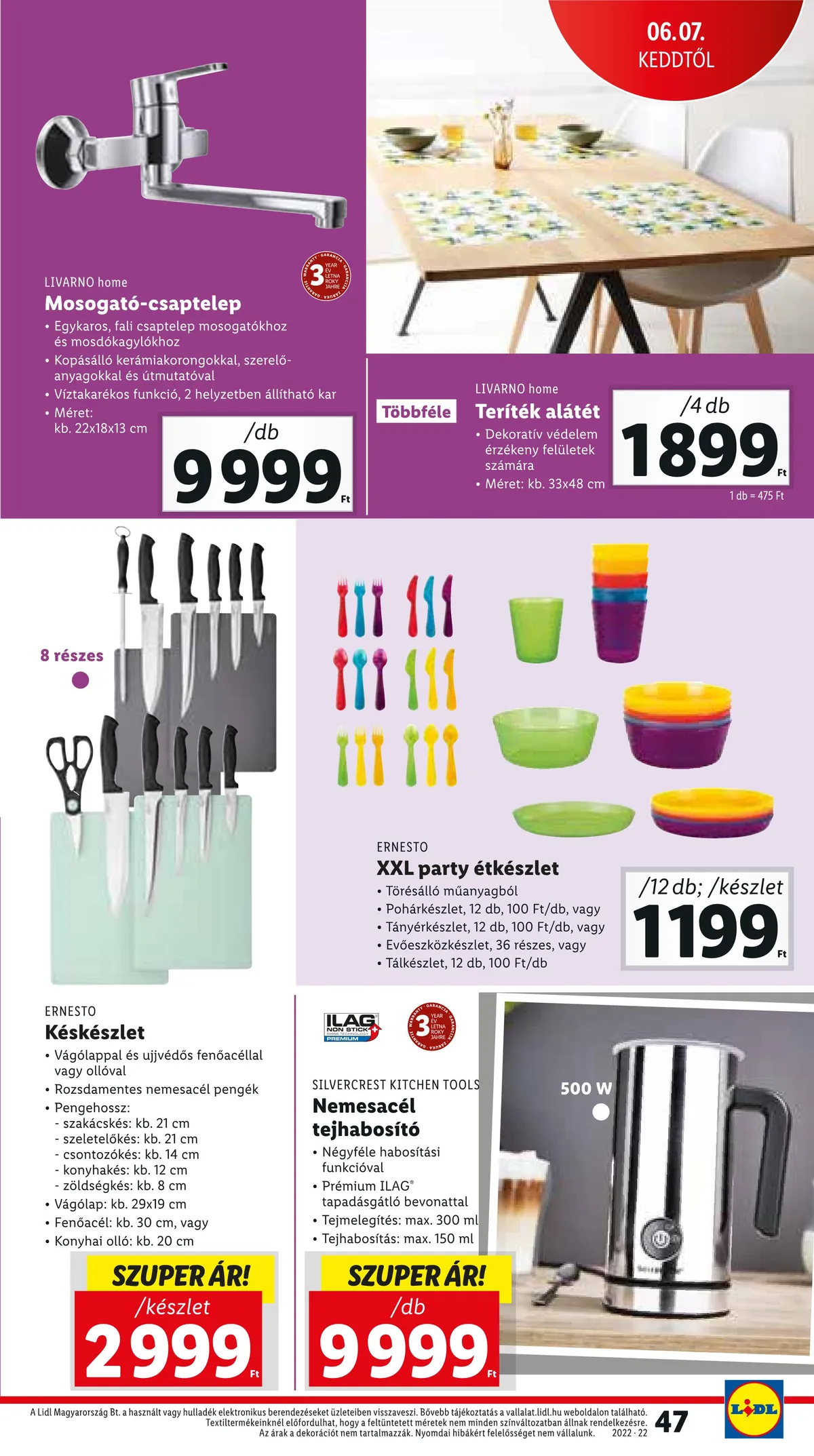 Lidl akciós újság 06.02–06.08 – 47. oldal