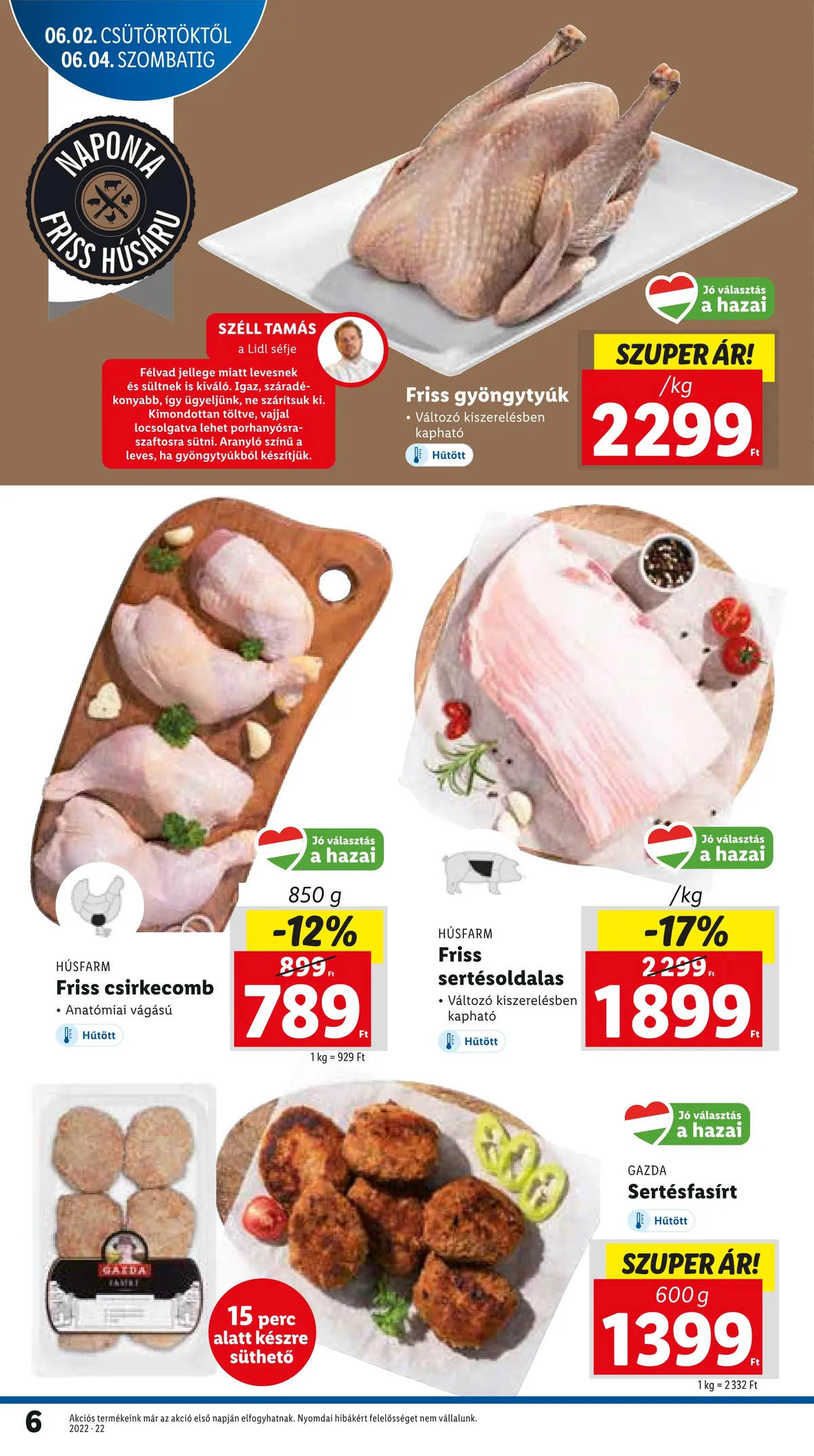 Lidl akciós újság 06.02–06.08 – 6. oldal