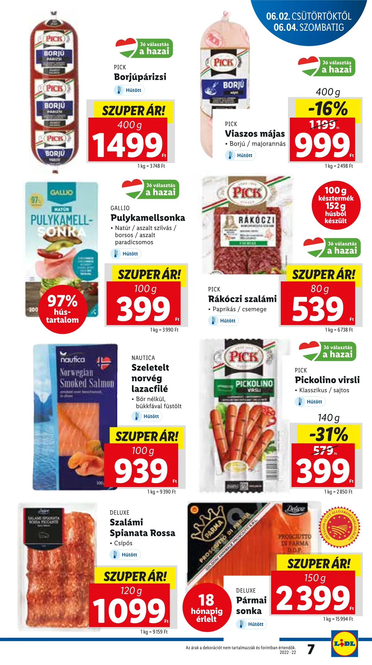 Lidl akciós újság 06.02–06.08 – 7. oldal