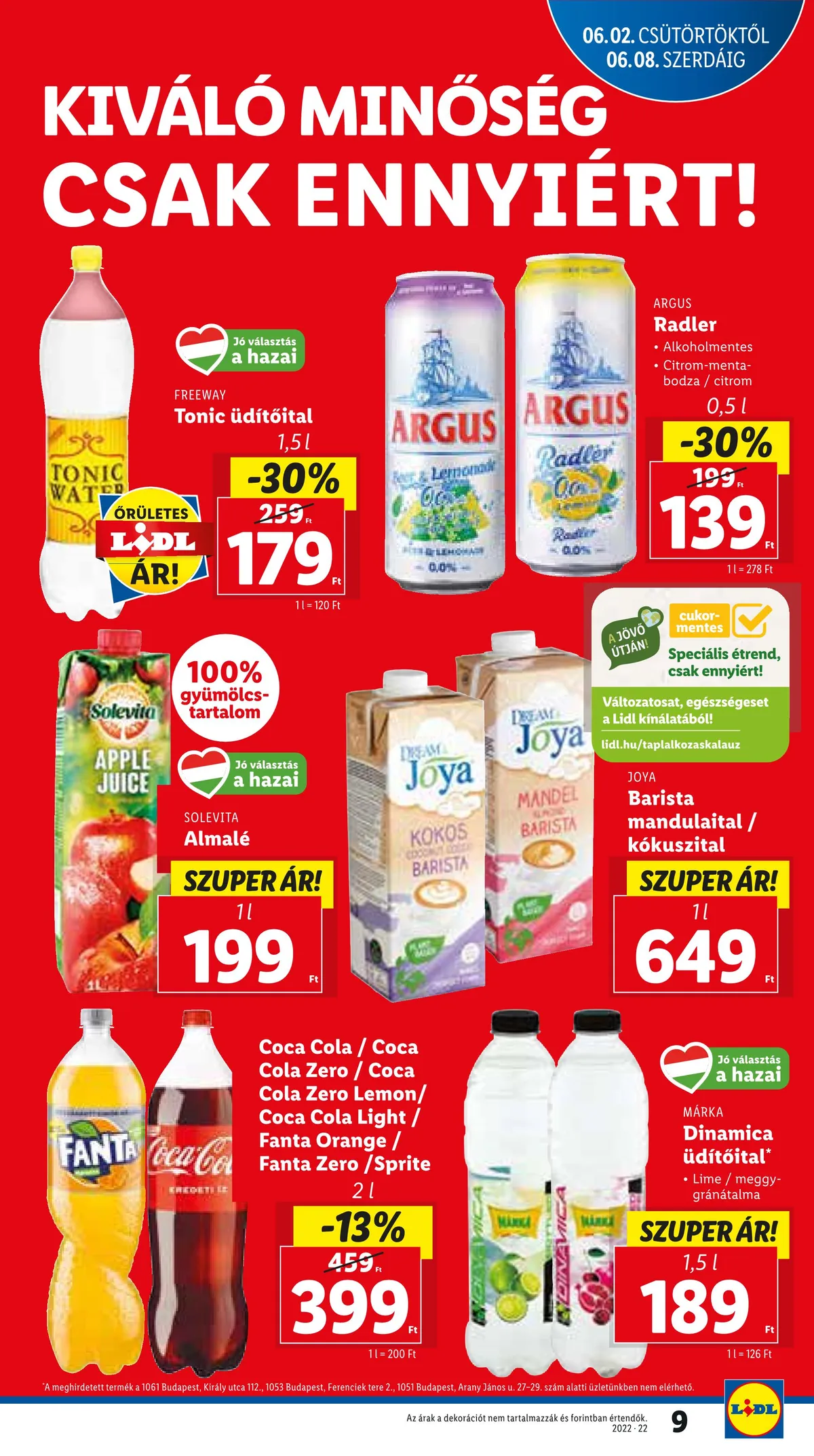 Lidl akciós újság 06.02–06.08 – 9. oldal