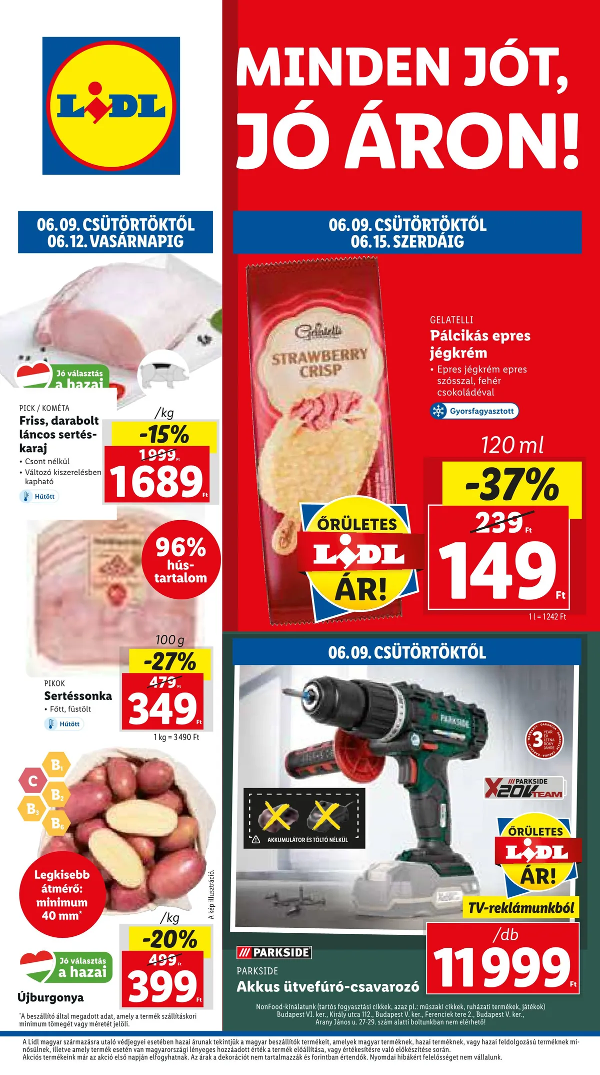 Lidl akciós újság 06.09–06.15