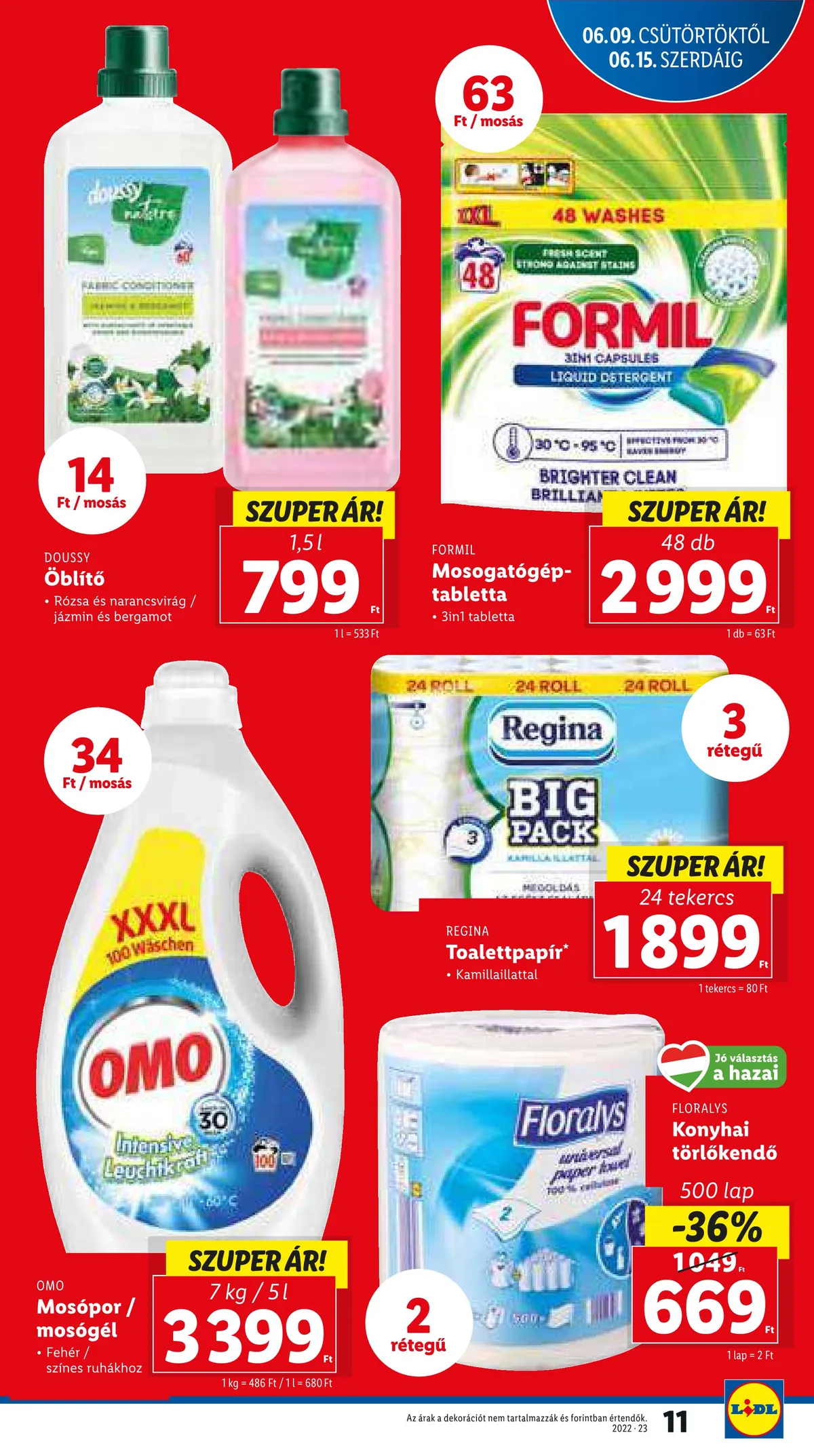 Lidl akciós újság 06.09–06.15 – 11. oldal