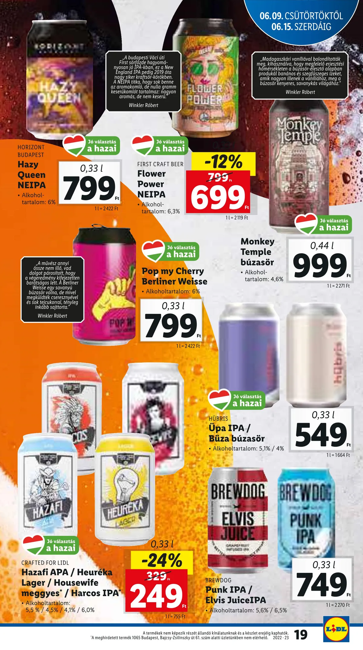 Lidl akciós újság 06.09–06.15 – 19. oldal