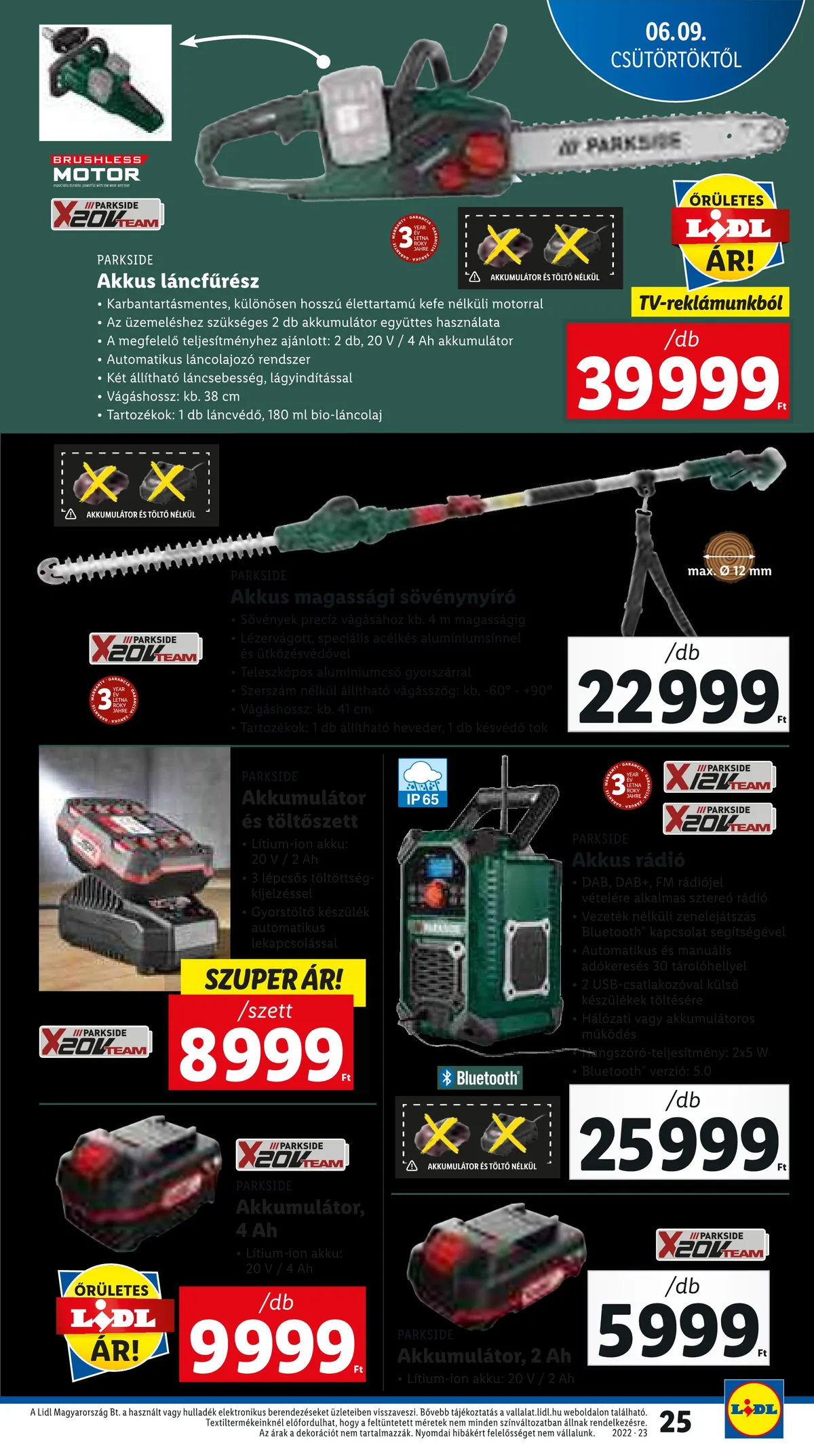Lidl akciós újság 06.09–06.15 – 25. oldal