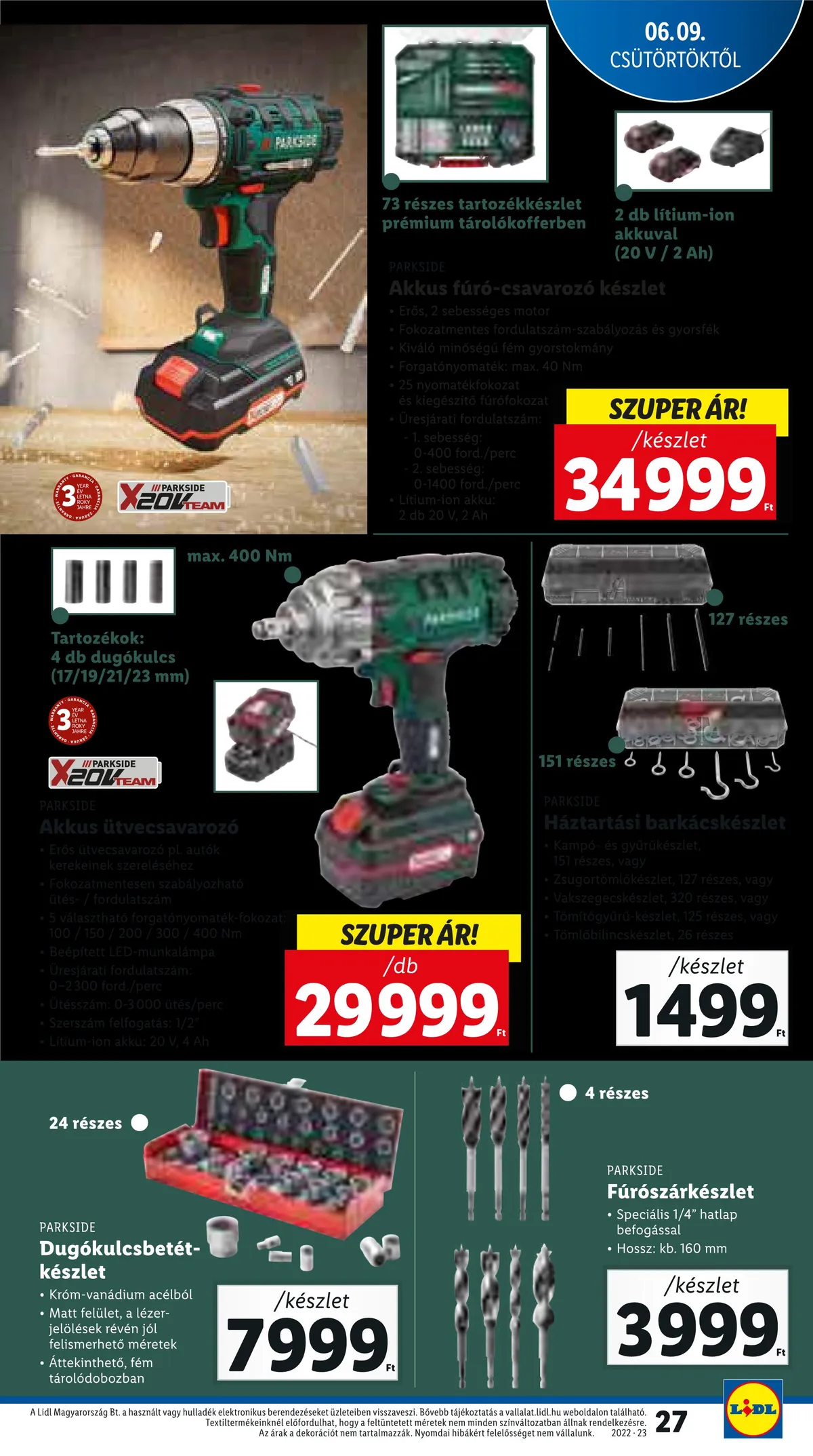 Lidl akciós újság 06.09–06.15 – 27. oldal