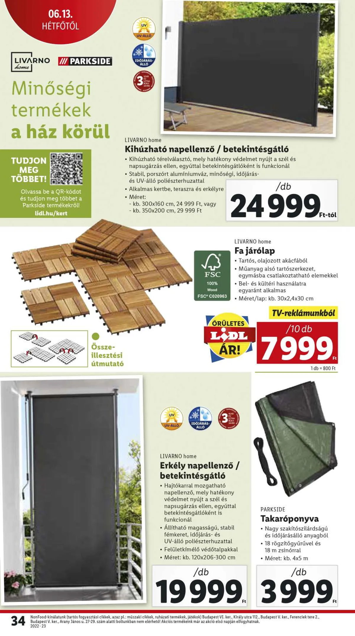 Lidl akciós újság 06.09–06.15 – 34. oldal