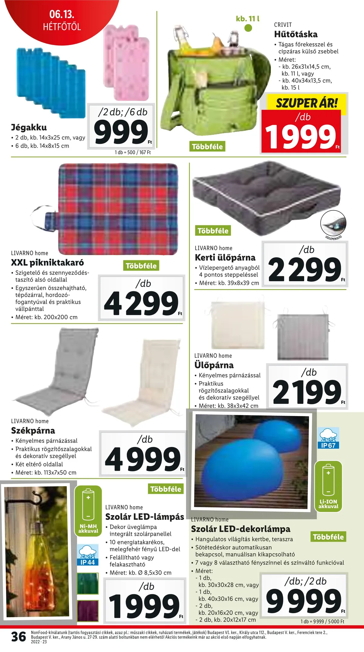 Lidl akciós újság 06.09–06.15 – 36. oldal
