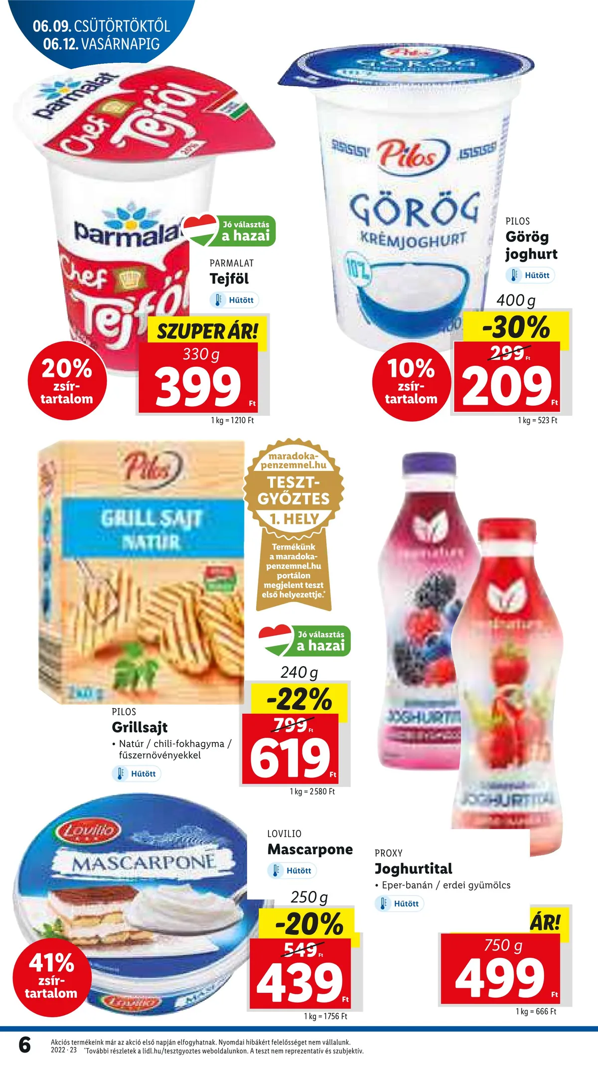 Lidl akciós újság 06.09–06.15 – 6. oldal