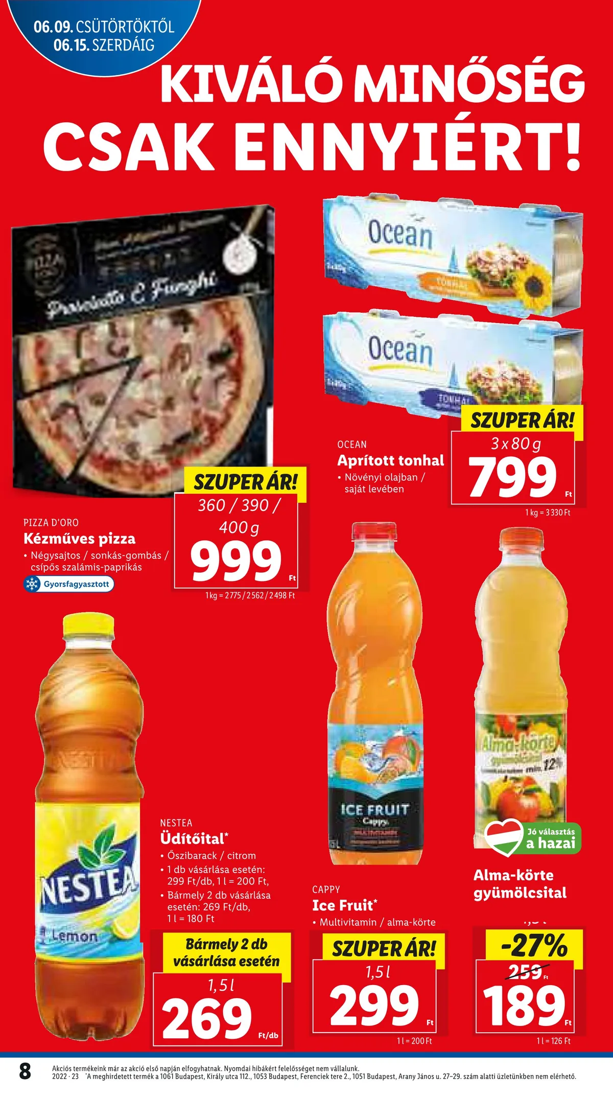 Lidl akciós újság 06.09–06.15 – 8. oldal