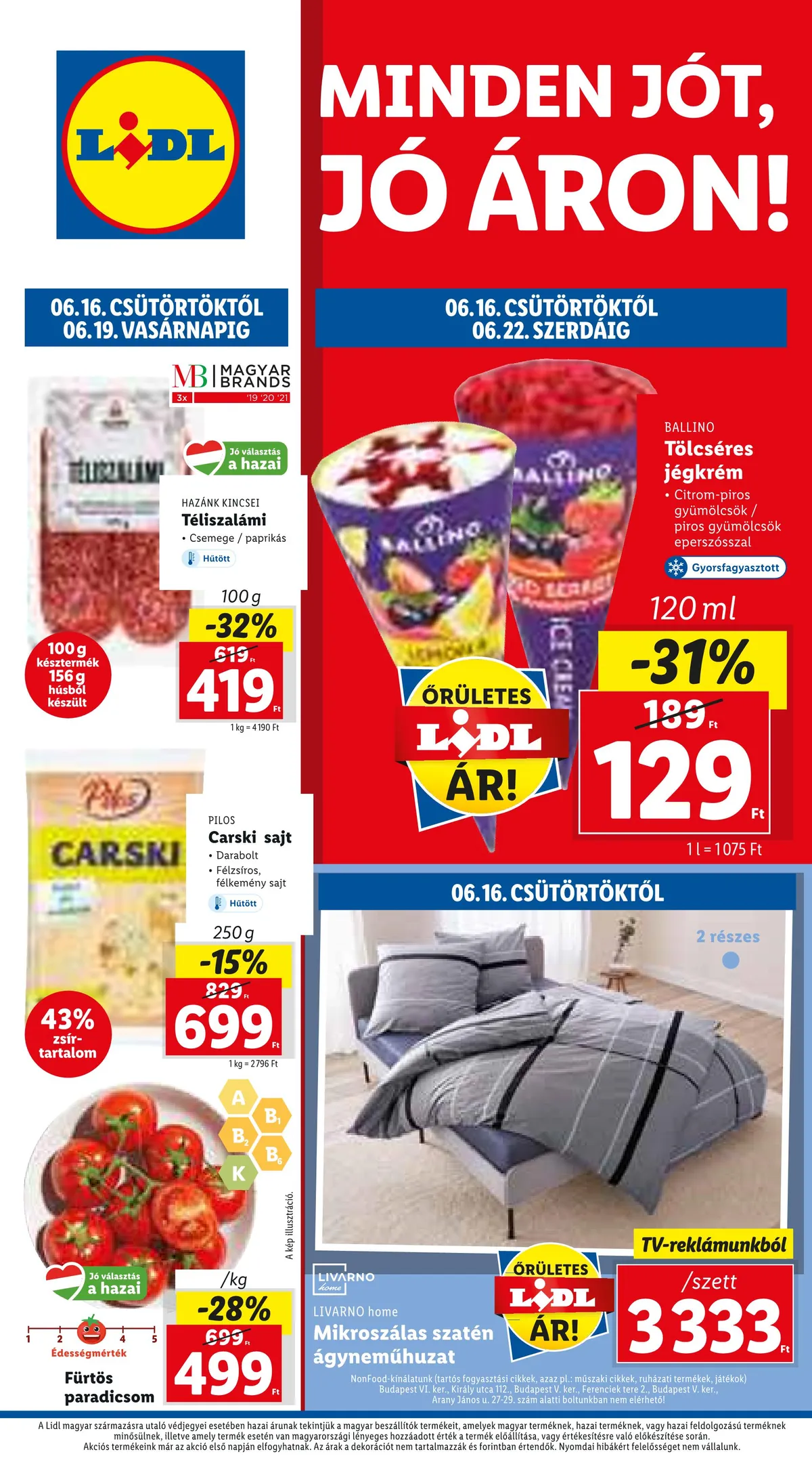 Lidl akciós újság 06.16–06.22