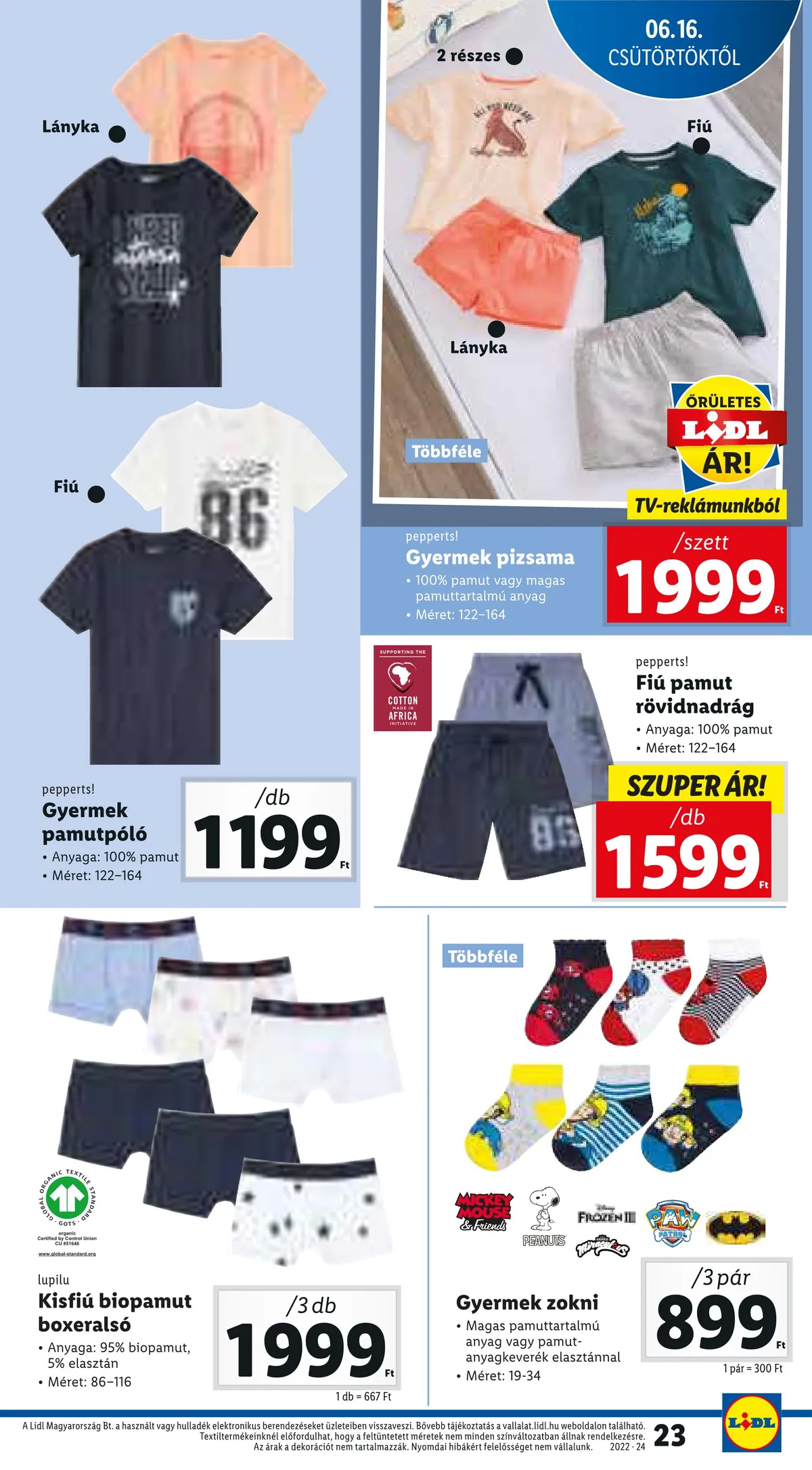 Lidl akciós újság 06.16–06.22 – 23. oldal