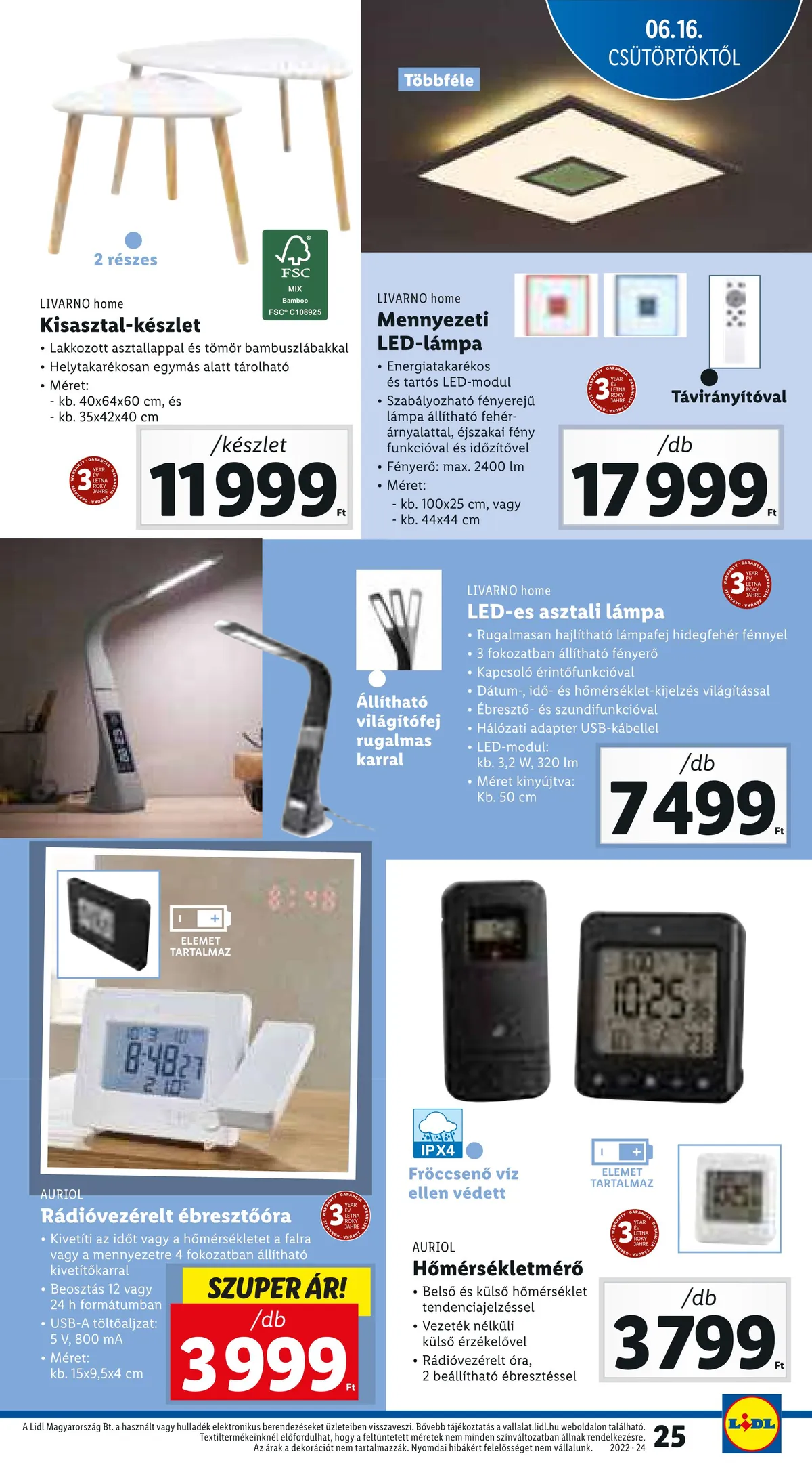 Lidl akciós újság 06.16–06.22 – 25. oldal