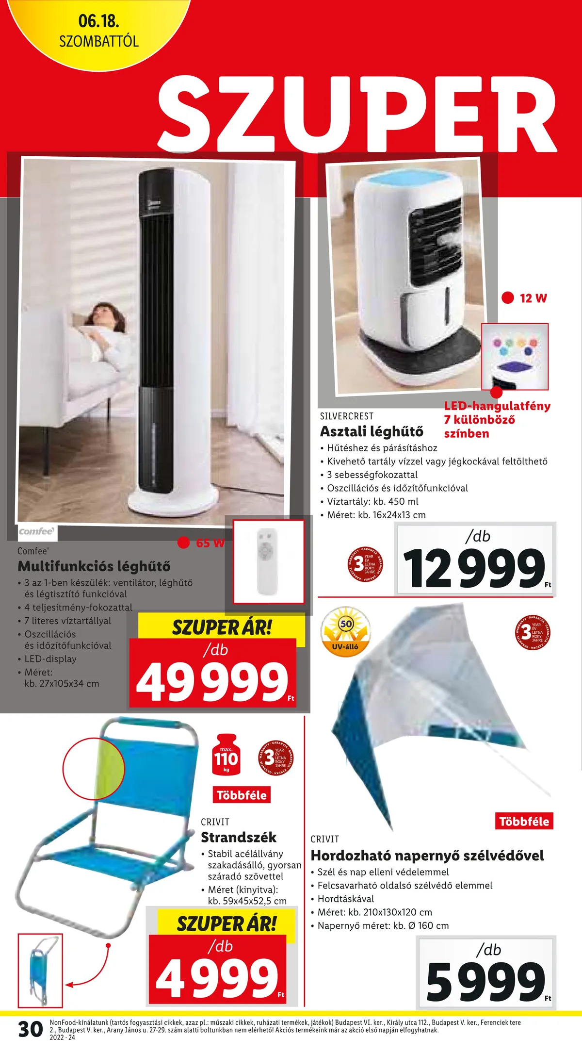 Lidl akciós újság 06.16–06.22 – 30. oldal