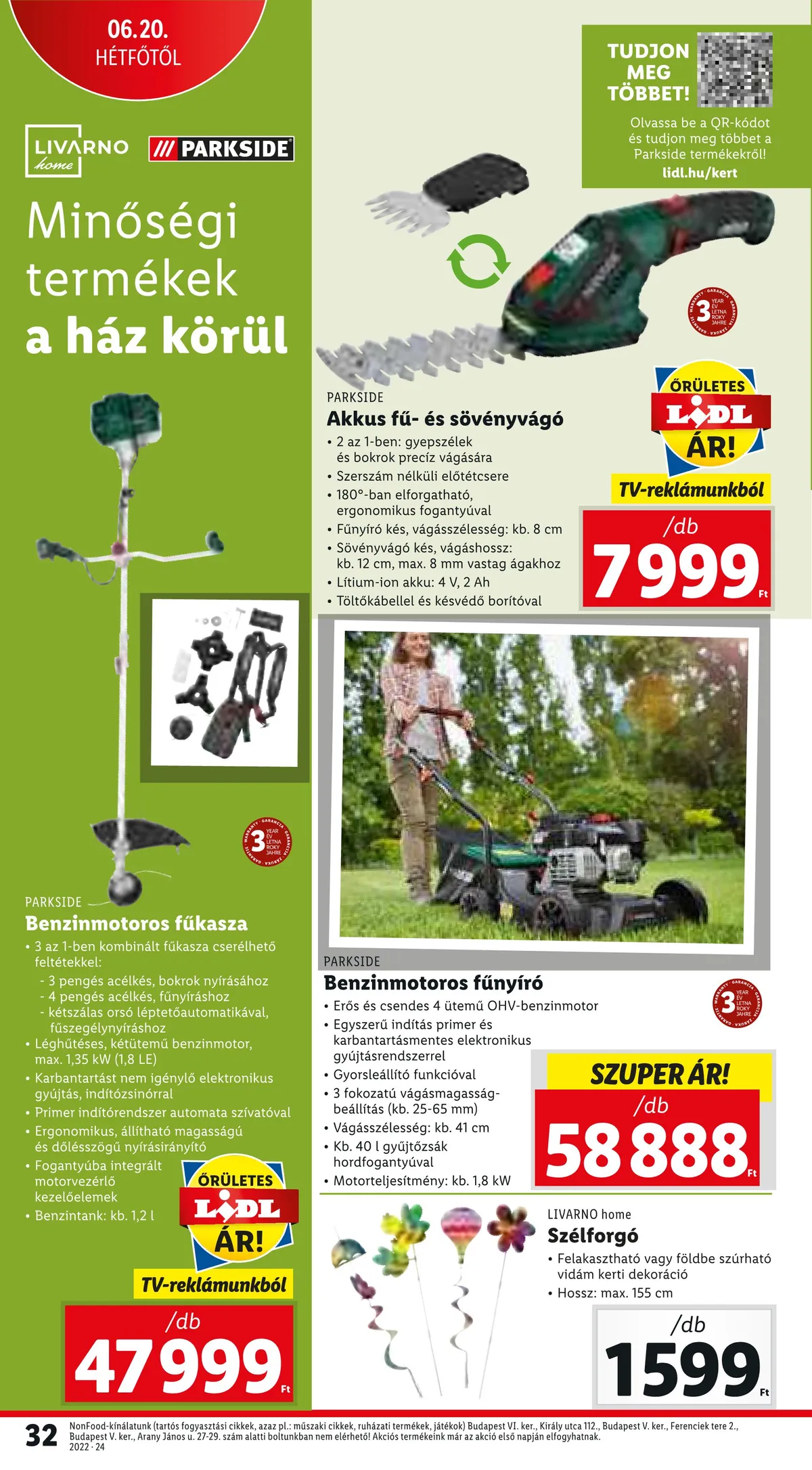 Lidl akciós újság 06.16–06.22 – 32. oldal