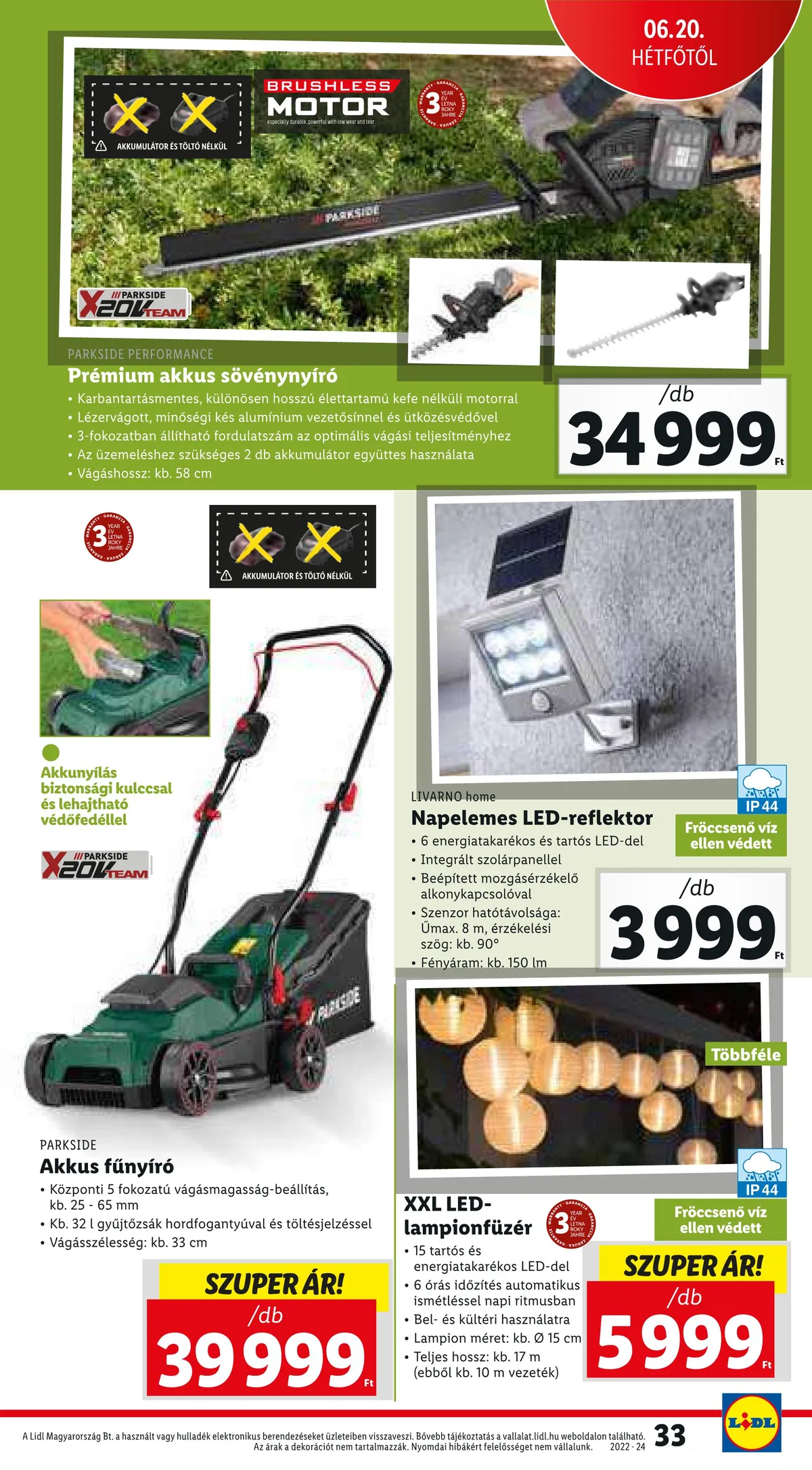 Lidl akciós újság 06.16–06.22 – 33. oldal