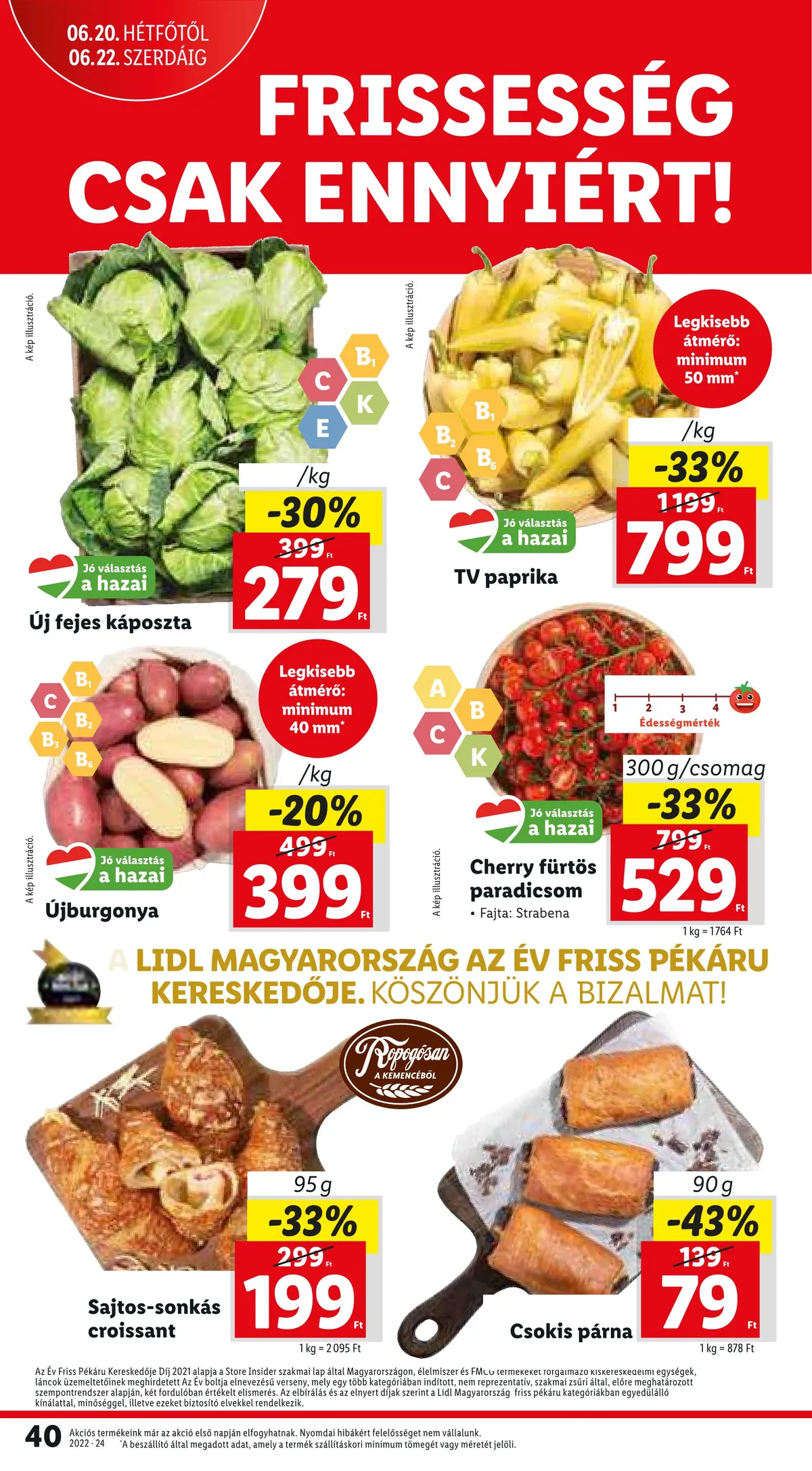 Lidl akciós újság 06.16–06.22 – 40. oldal