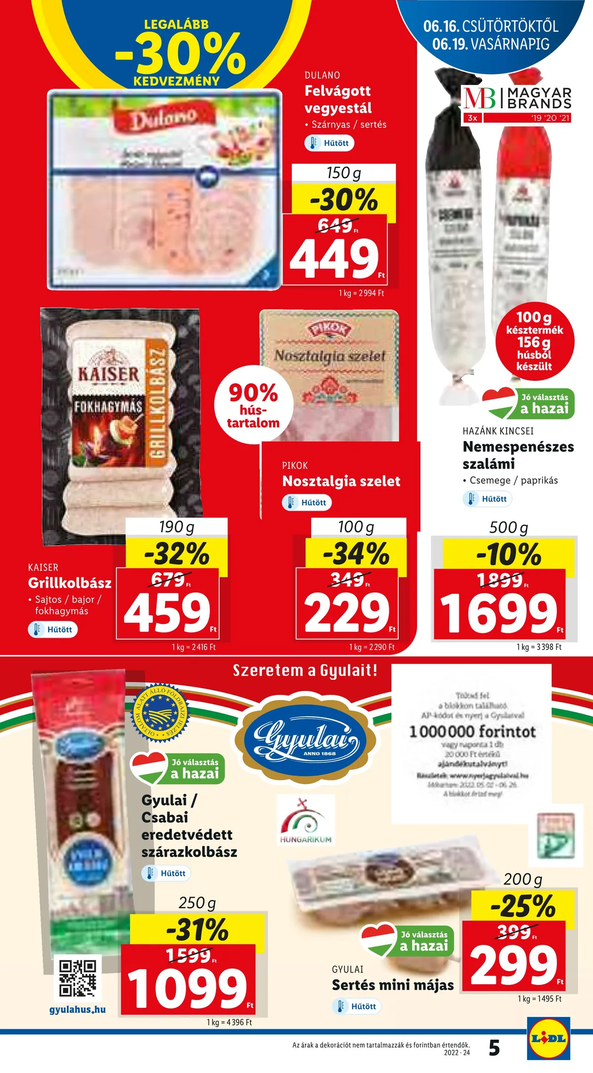 Lidl akciós újság 06.16–06.22 – 5. oldal