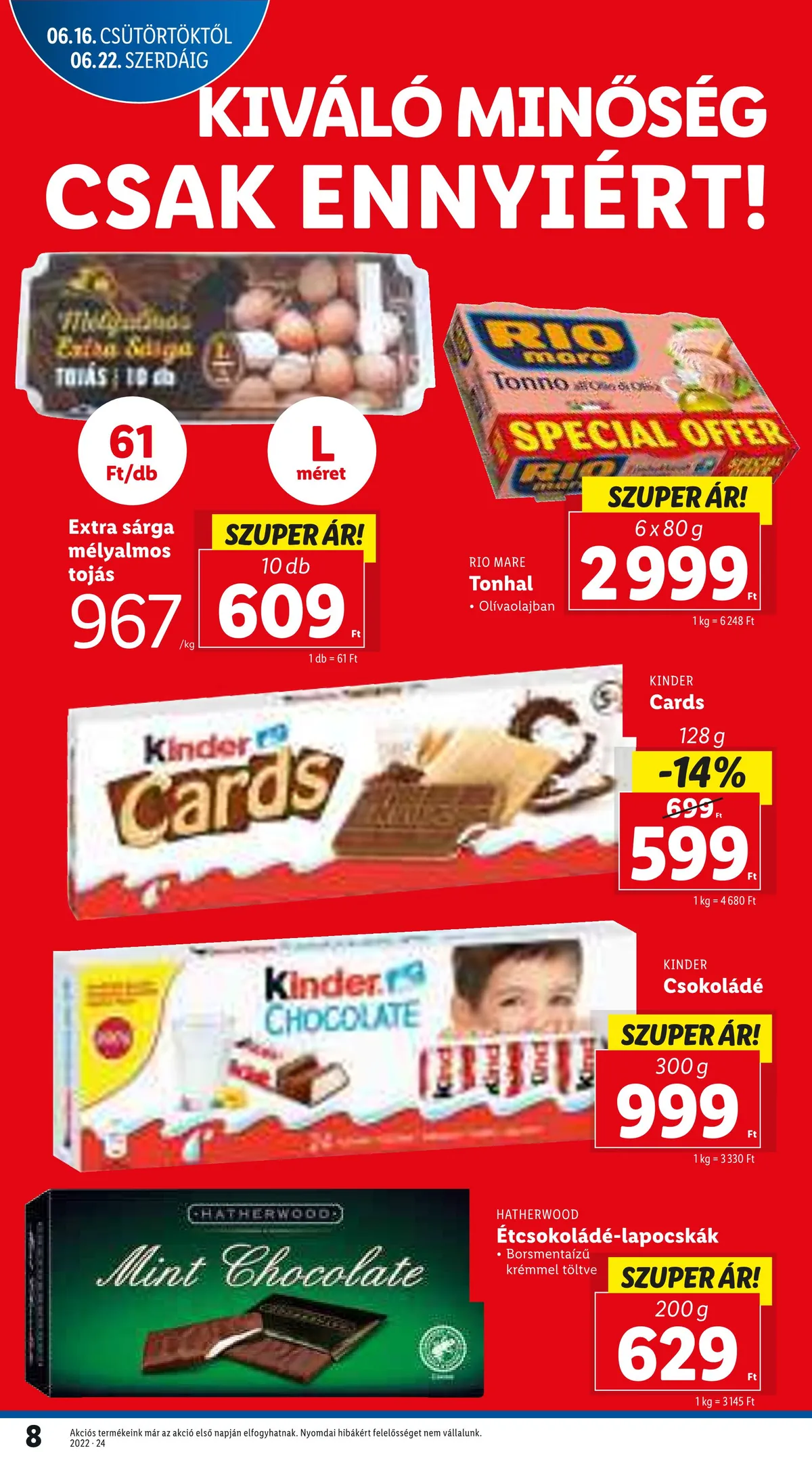 Lidl akciós újság 06.16–06.22 – 8. oldal