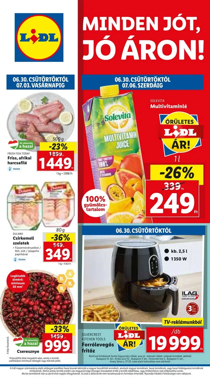 Lidl akciós újság 06.30–07.06