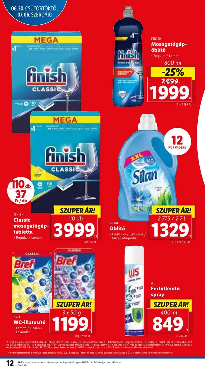 Lidl akciós újság 06.30–07.06 – 12. oldal