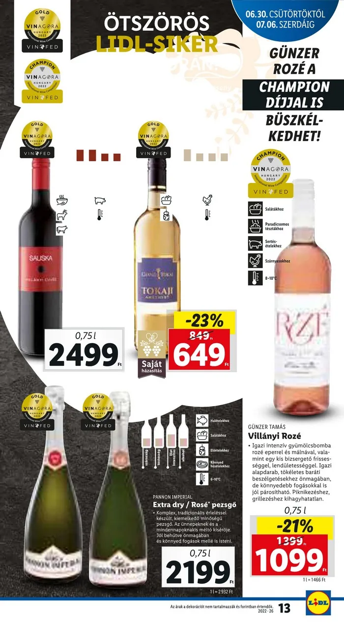 Lidl akciós újság 06.30–07.06 – 13. oldal