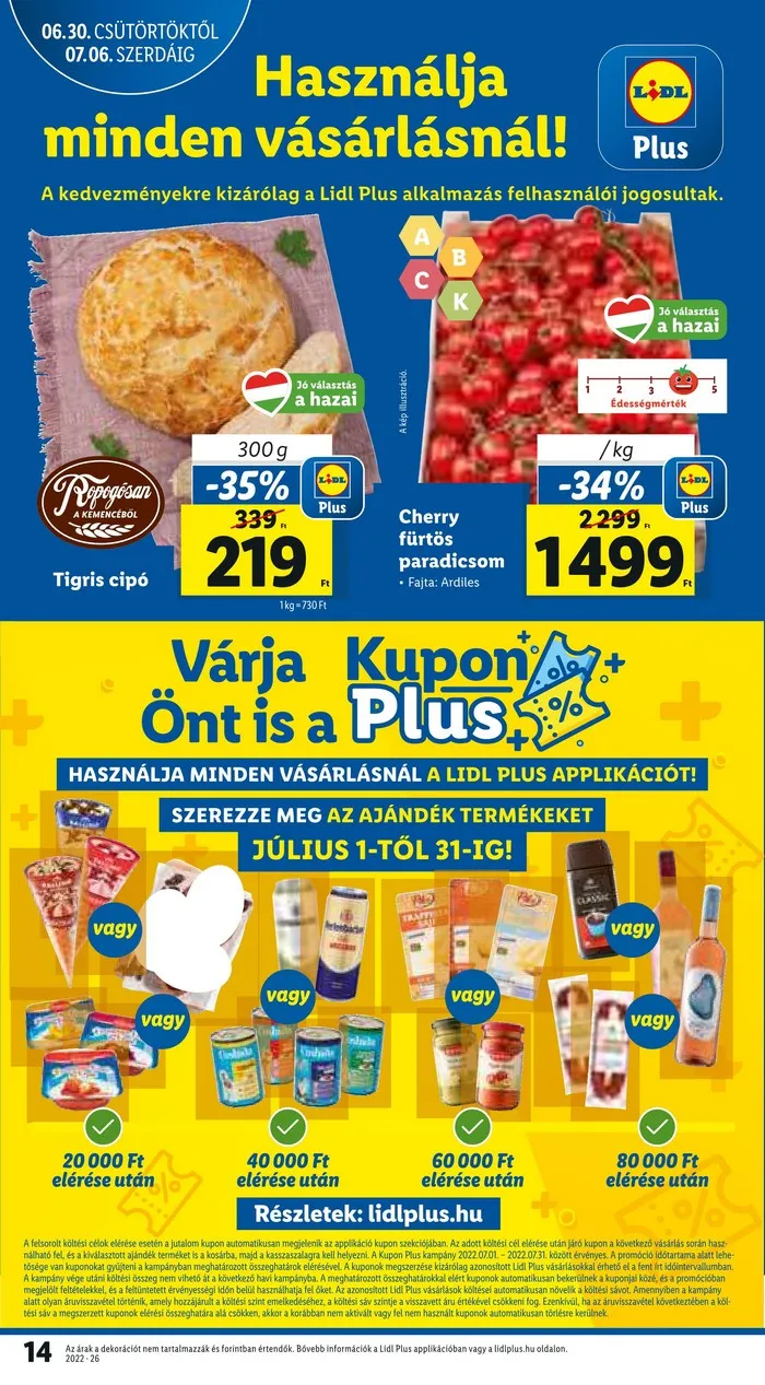 Lidl akciós újság 06.30–07.06 – 14. oldal
