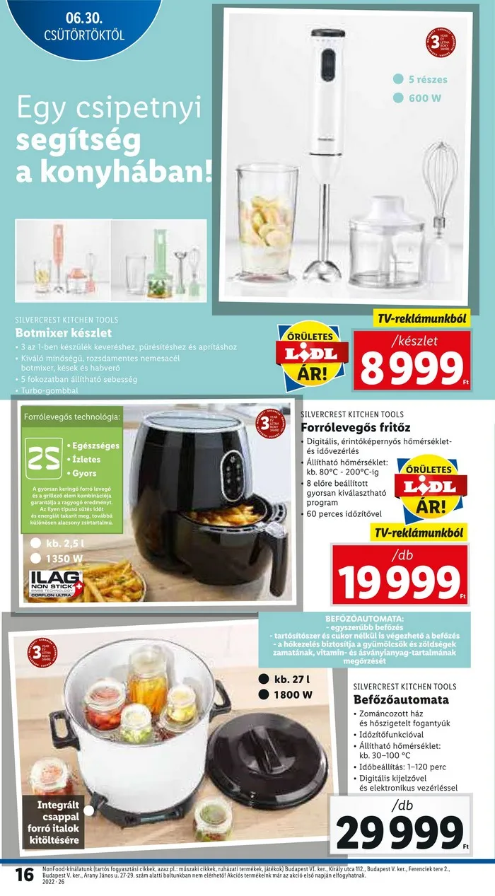 Lidl akciós újság 06.30–07.06 – 16. oldal
