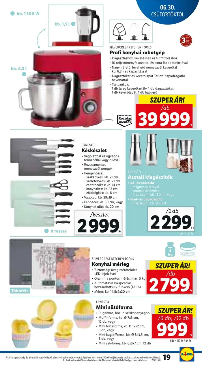 Lidl akciós újság 06.30–07.06 – 19. oldal