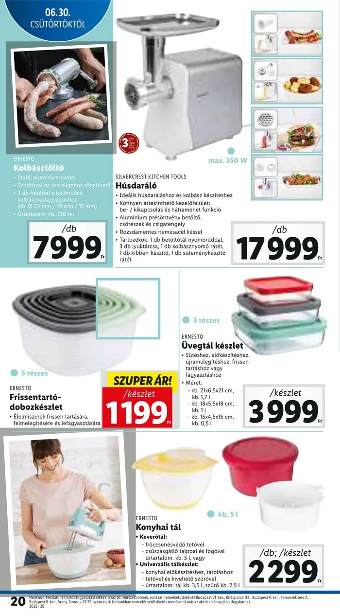 Lidl akciós újság 06.30–07.06 – 20. oldal
