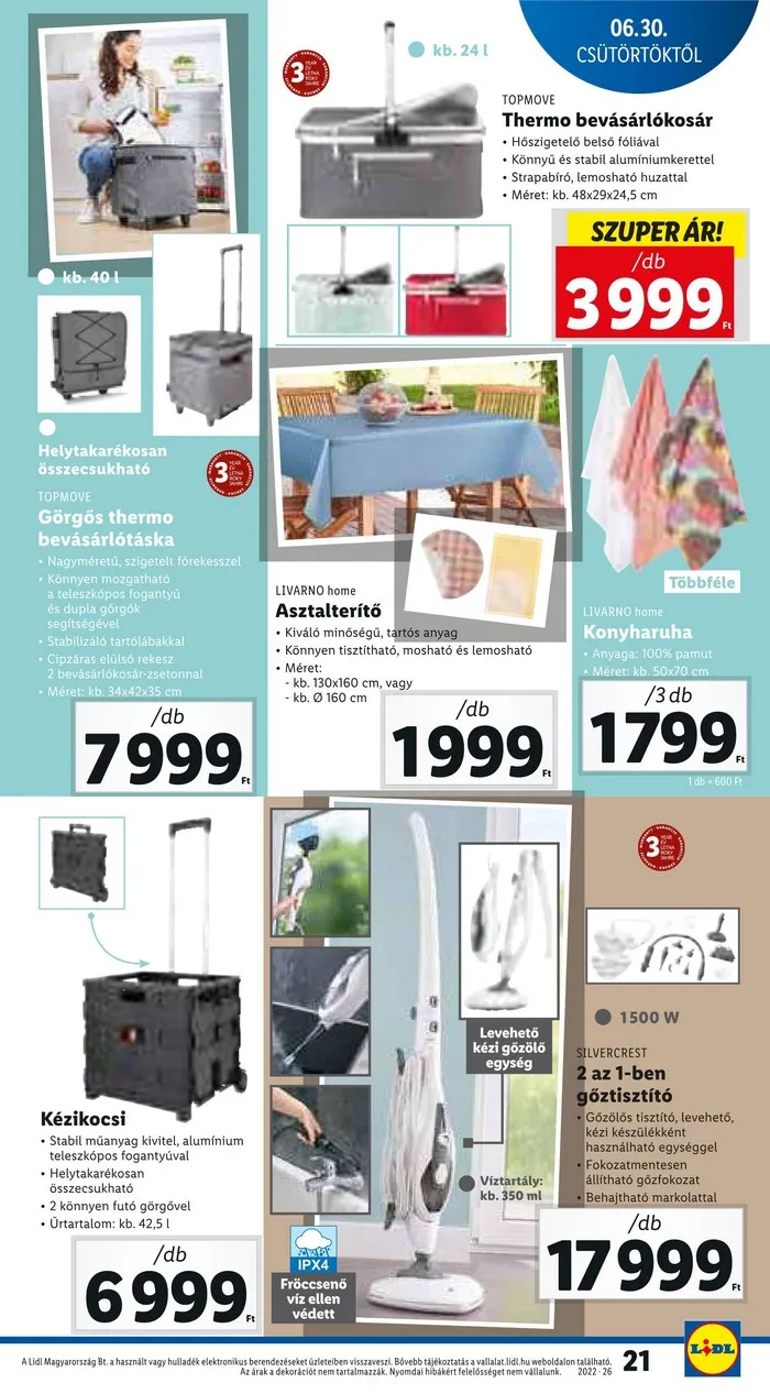 Lidl akciós újság 06.30–07.06 – 21. oldal