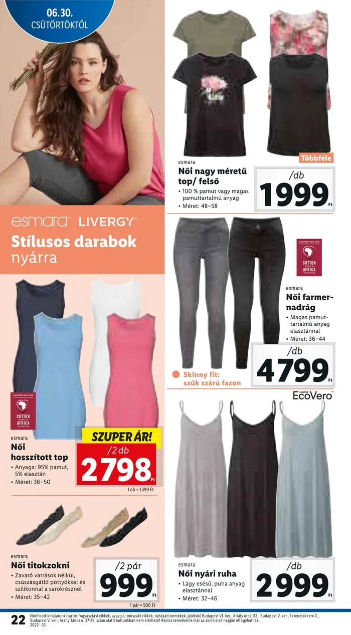 Lidl akciós újság 06.30–07.06 – 22. oldal