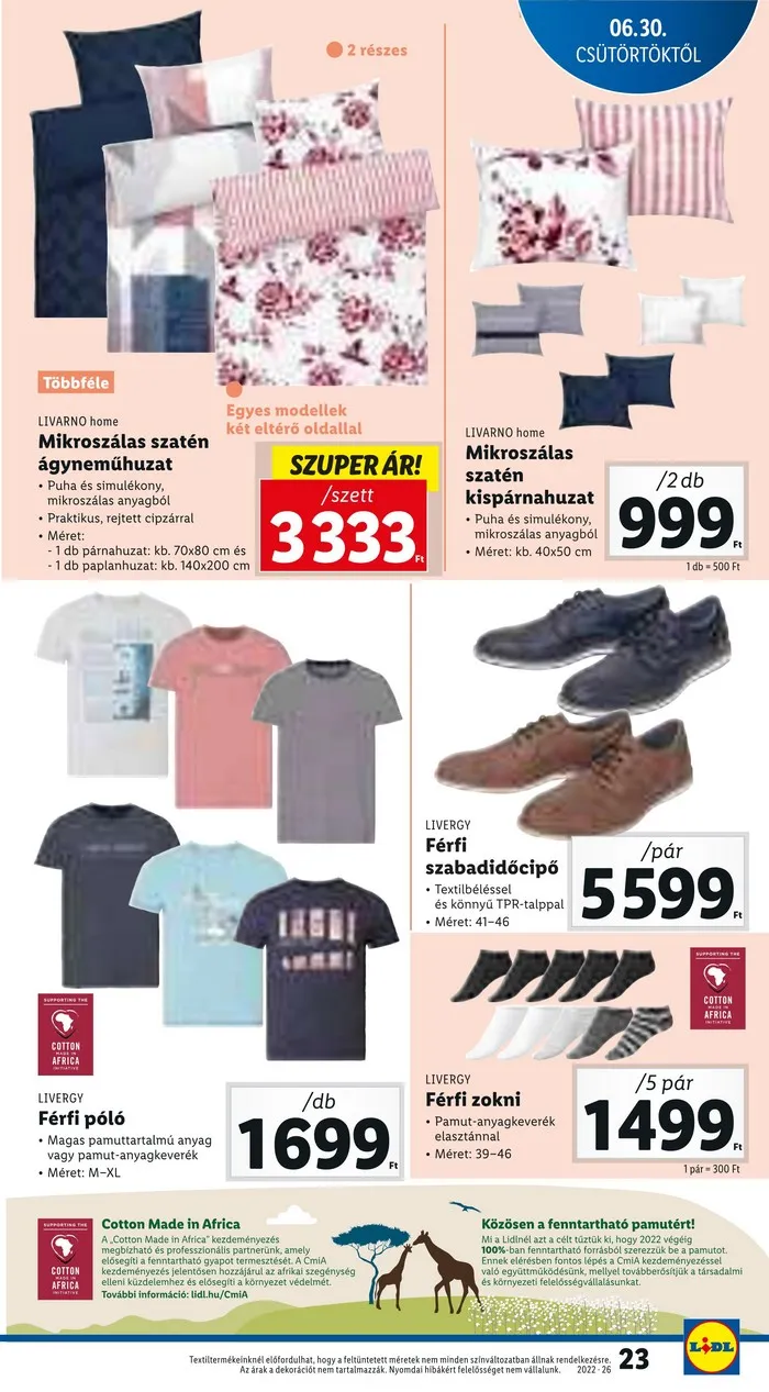 Lidl akciós újság 06.30–07.06 – 23. oldal